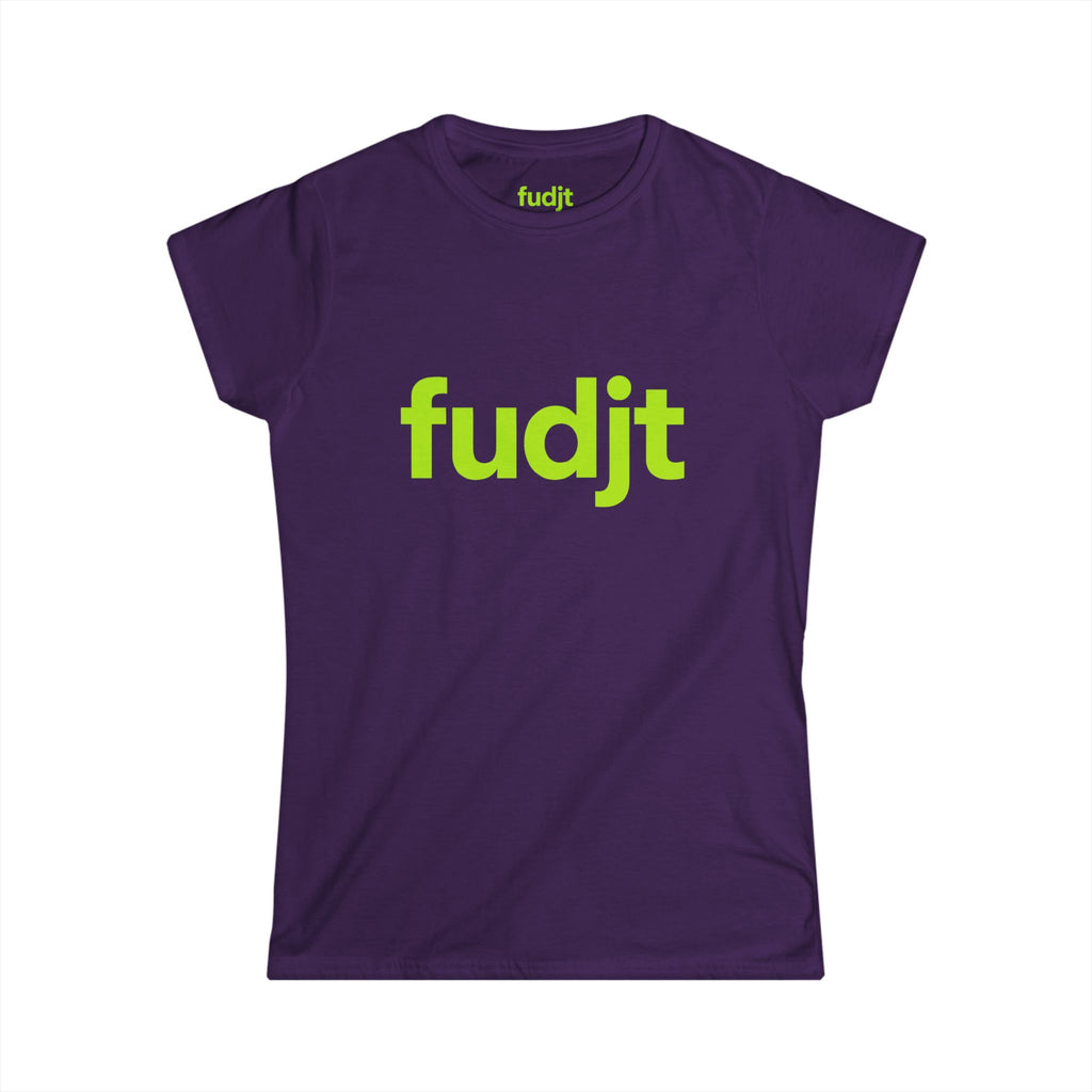 Women's Lime fudjt logo Comfy Stylie Tee | 12 Colors