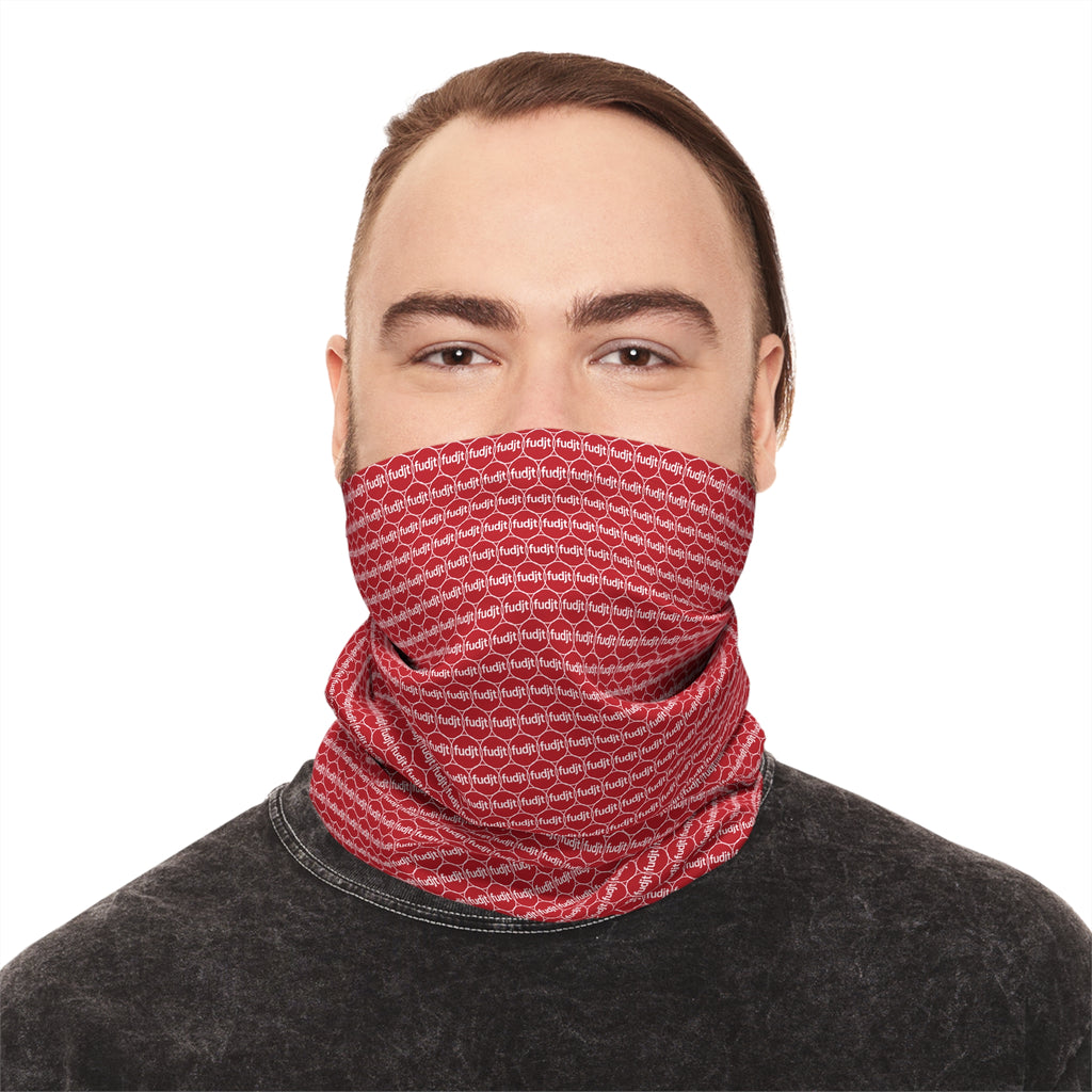 Dark Red fudjt Unbroken Chain .5 Neck Gaiter