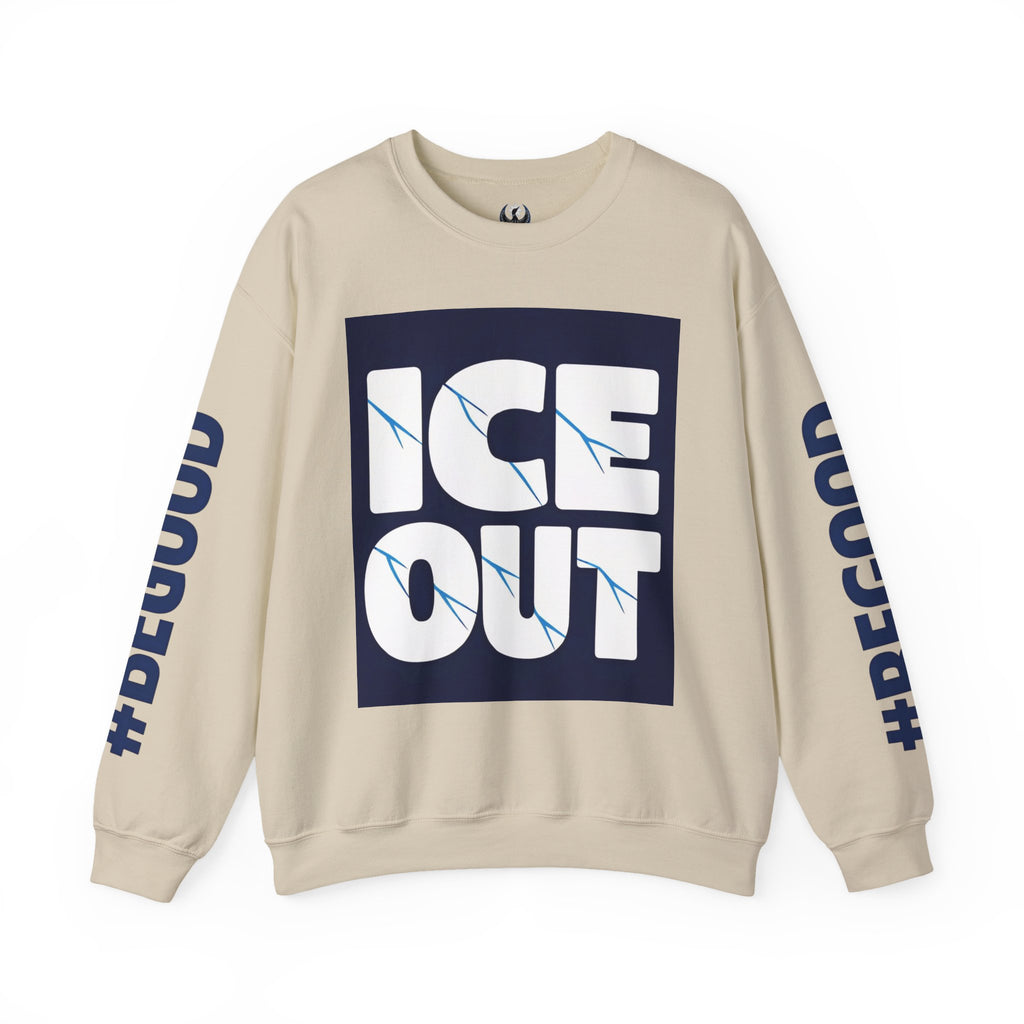 Ice Out Crewneck Sweatshirt — #PRETTIGOOD Graphic Pullover | 10 Colors