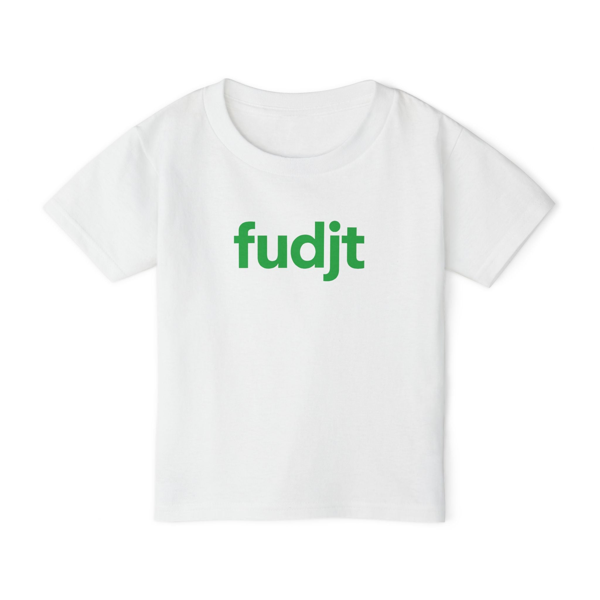 Toddler T-Shirt with Green Fudjt Design | 6 Colors