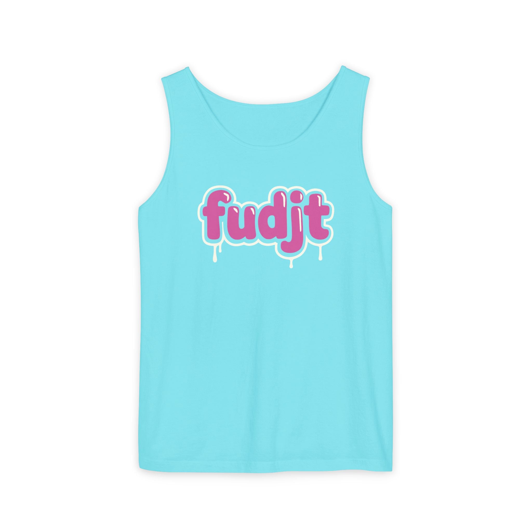 Pink Drip fudjt Long Tank Top | 16 Colors