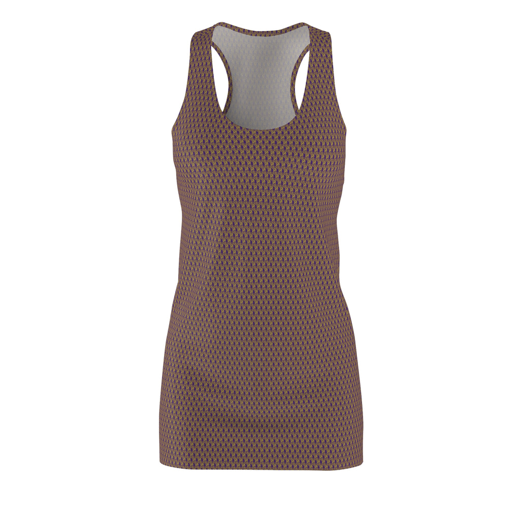 Purple Golden fudjt No Kings .5 Chic Racerback Dress
