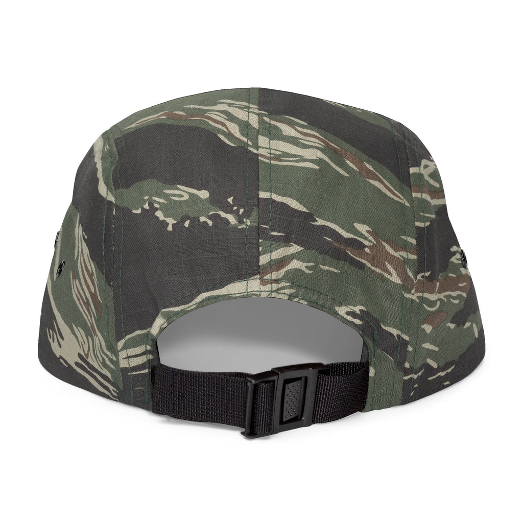 Embroidered 5 Panel Cap - Green fudjt Logo - 7 Colors