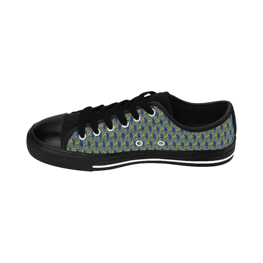 Dark Blue Golden fudjt No Kings Street Style Sneakers | Men & Boys All Over .5 Low Top