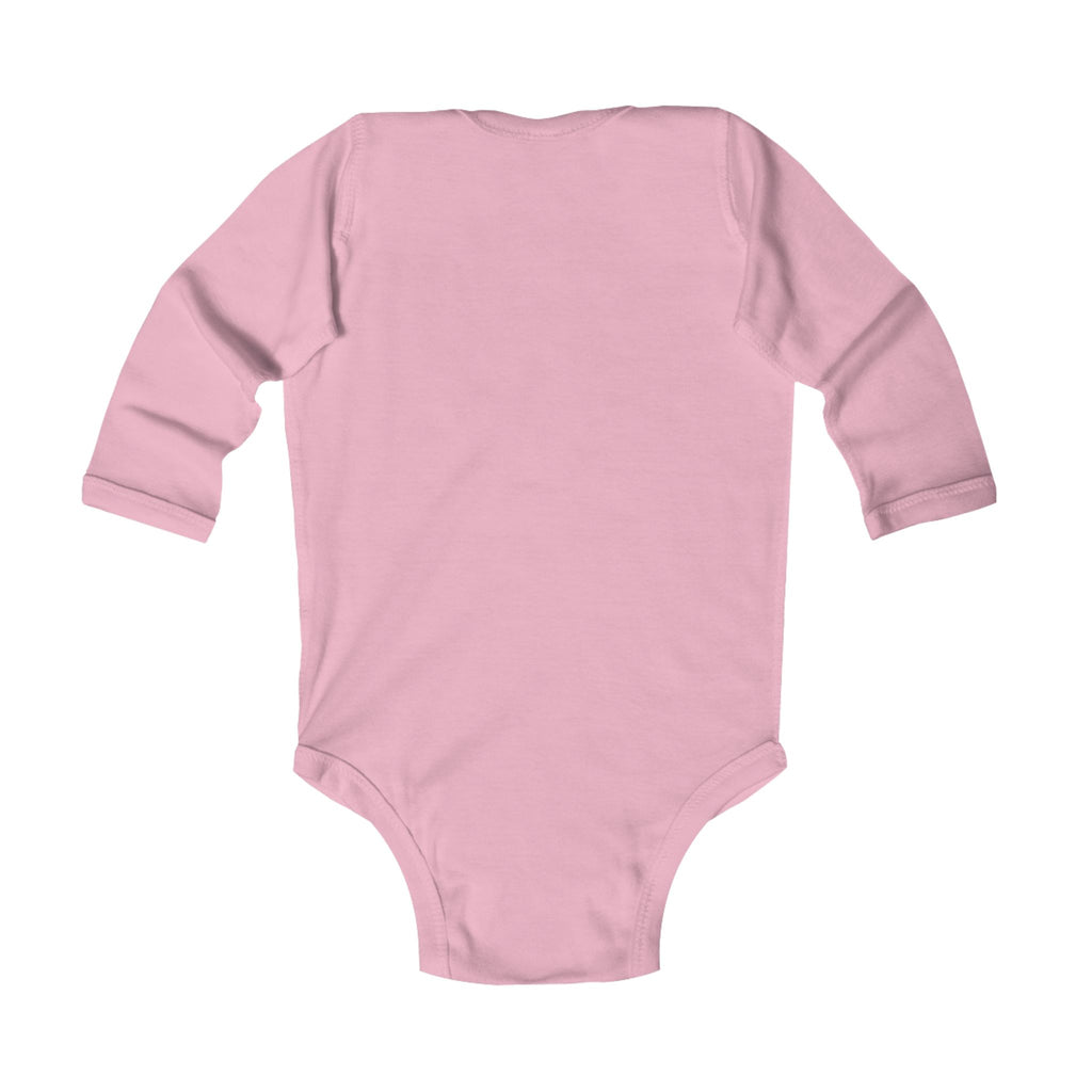 fudjt Baby - Long Sleeve Bodysuit with Gold logo - Cute Onesie | 7 Colors