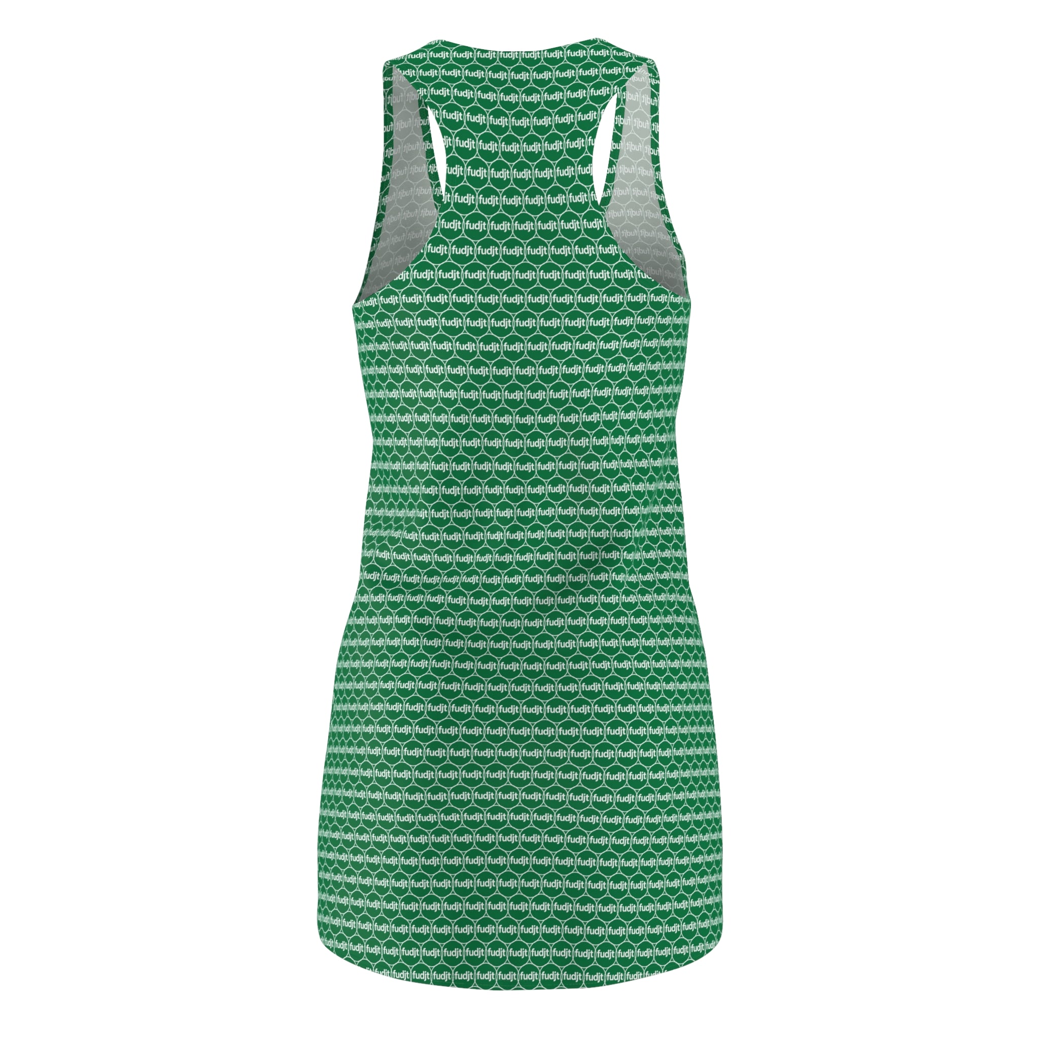 Dark Green fudjt Unbroken Chain 1.25 Chic Racerback Dress