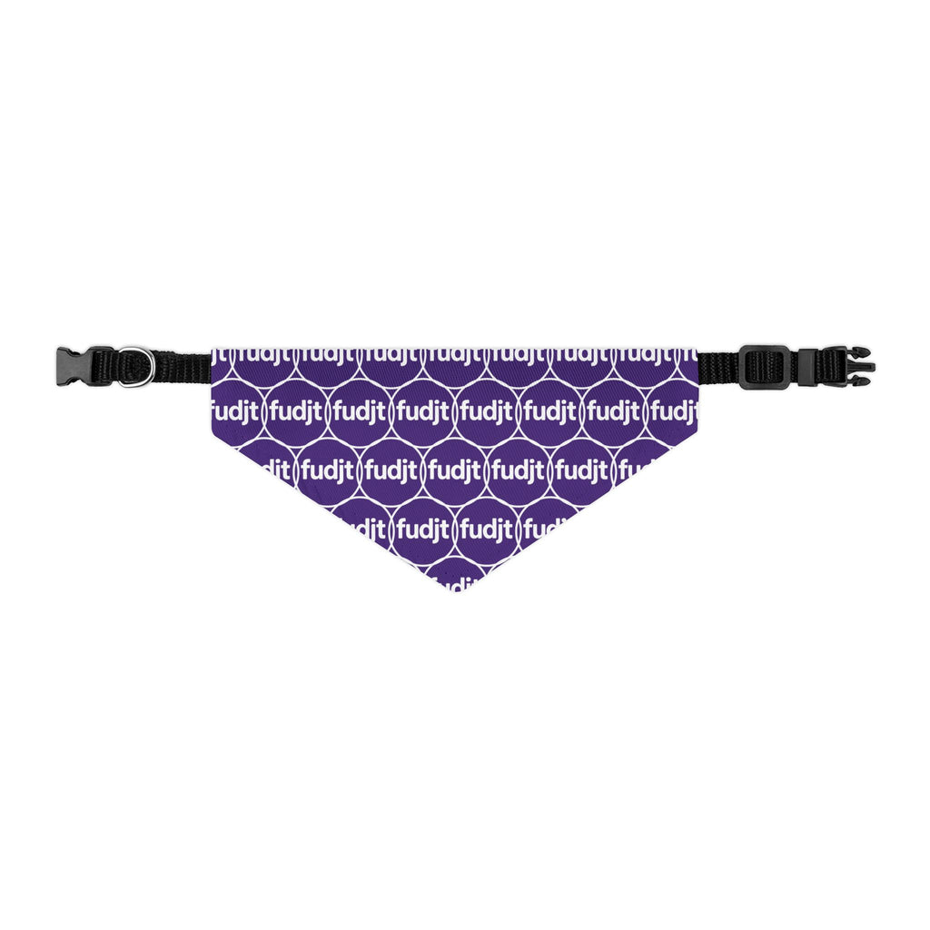 Purple Unbroken Chain 1.25  Bandana Collar for Dogs, Cats & More | 4 Sizes
