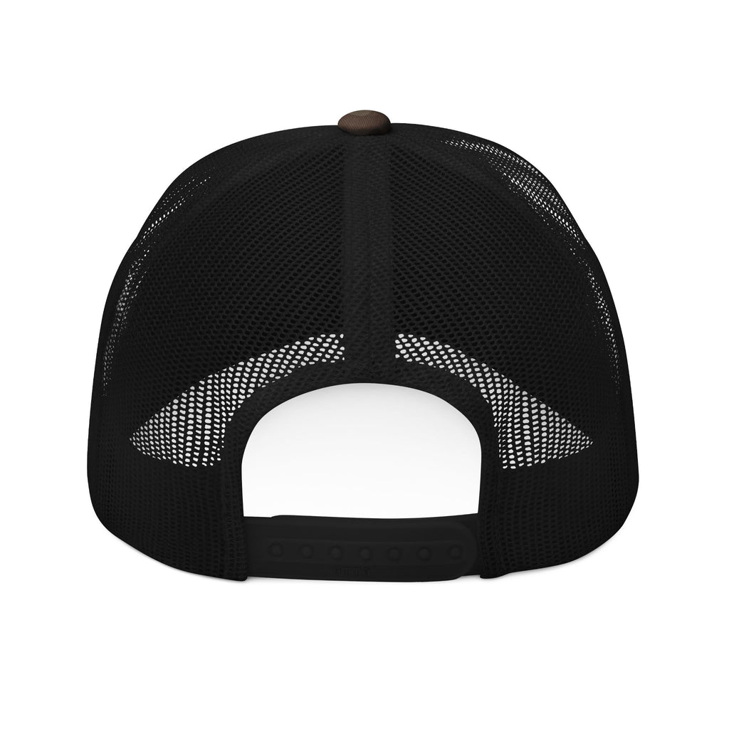 Camouflage Trucker Hat with Golden fudjt Circle Embroidery | 3 Colors