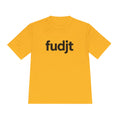 Black fudjt design Moisture Wicking Performance Tee | 12 Colors - view 4 - Gold