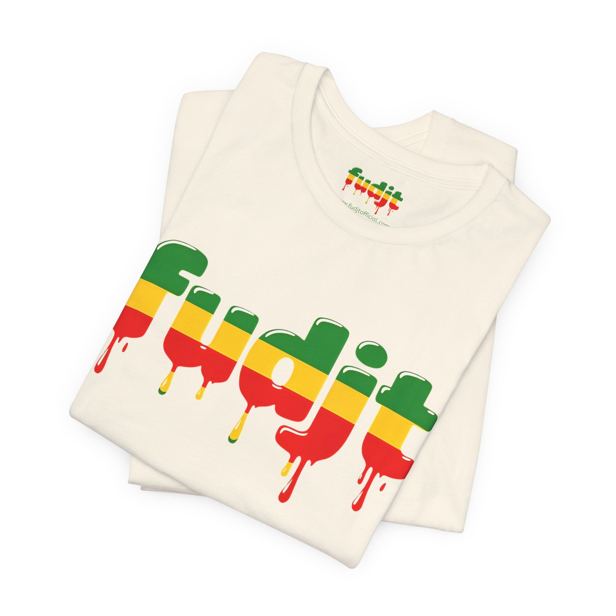 fudit Drip Logo Tee (Rasta Colors)