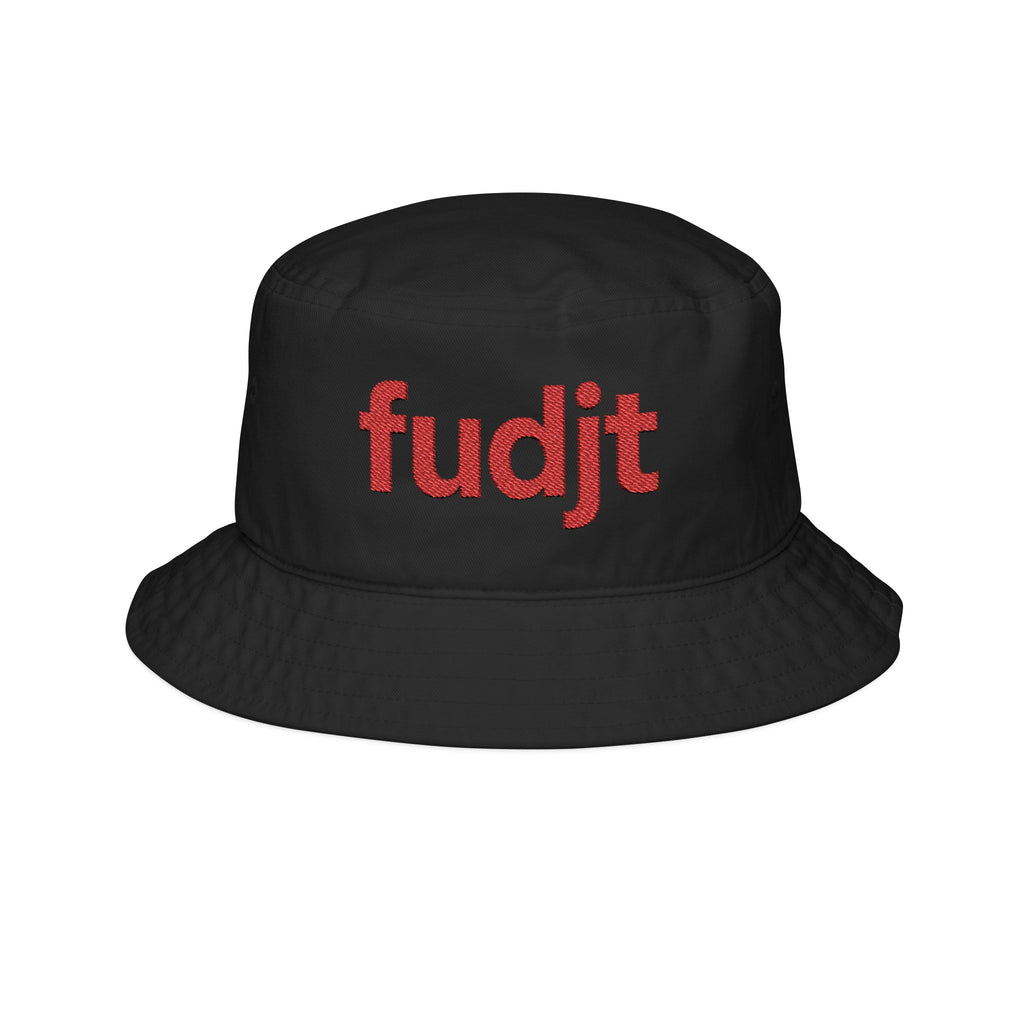 Trendy Bucket Hat with Embroidered Red fudjt Design | 3 Colors
