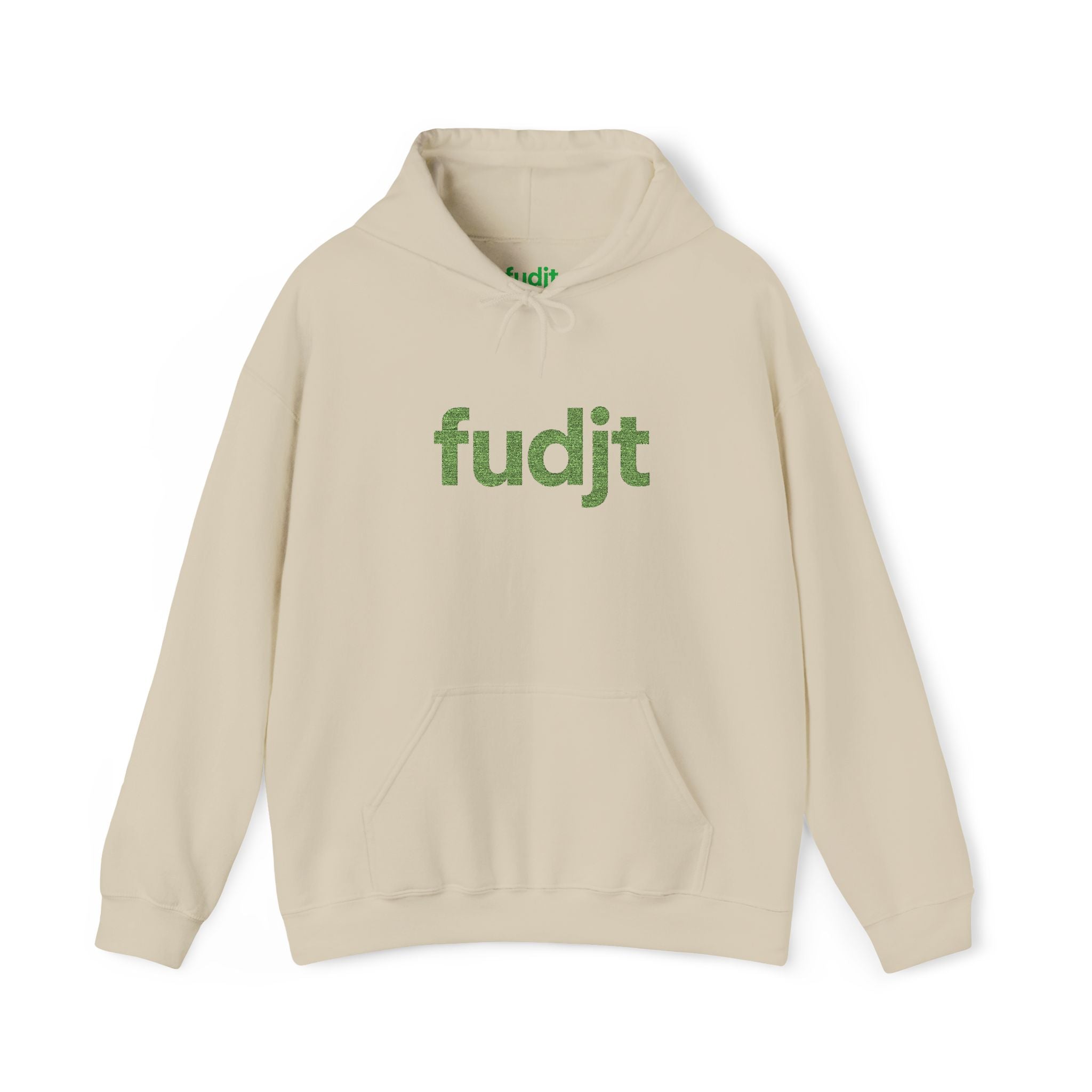 Green fudjt Embroidered Heavy Blend Hooded Sweatshirt | 15 Colors | Stand For Something