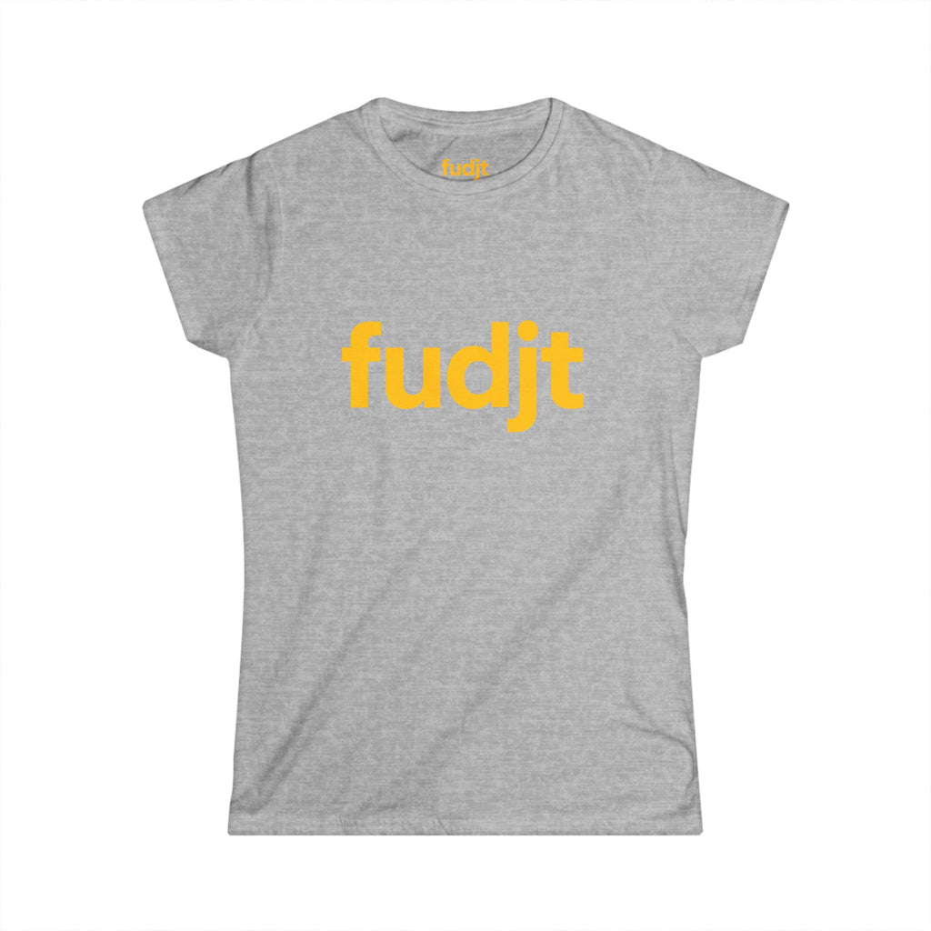Women's Golden fudjt logo Comfy Stylie Tee | 12 Colors