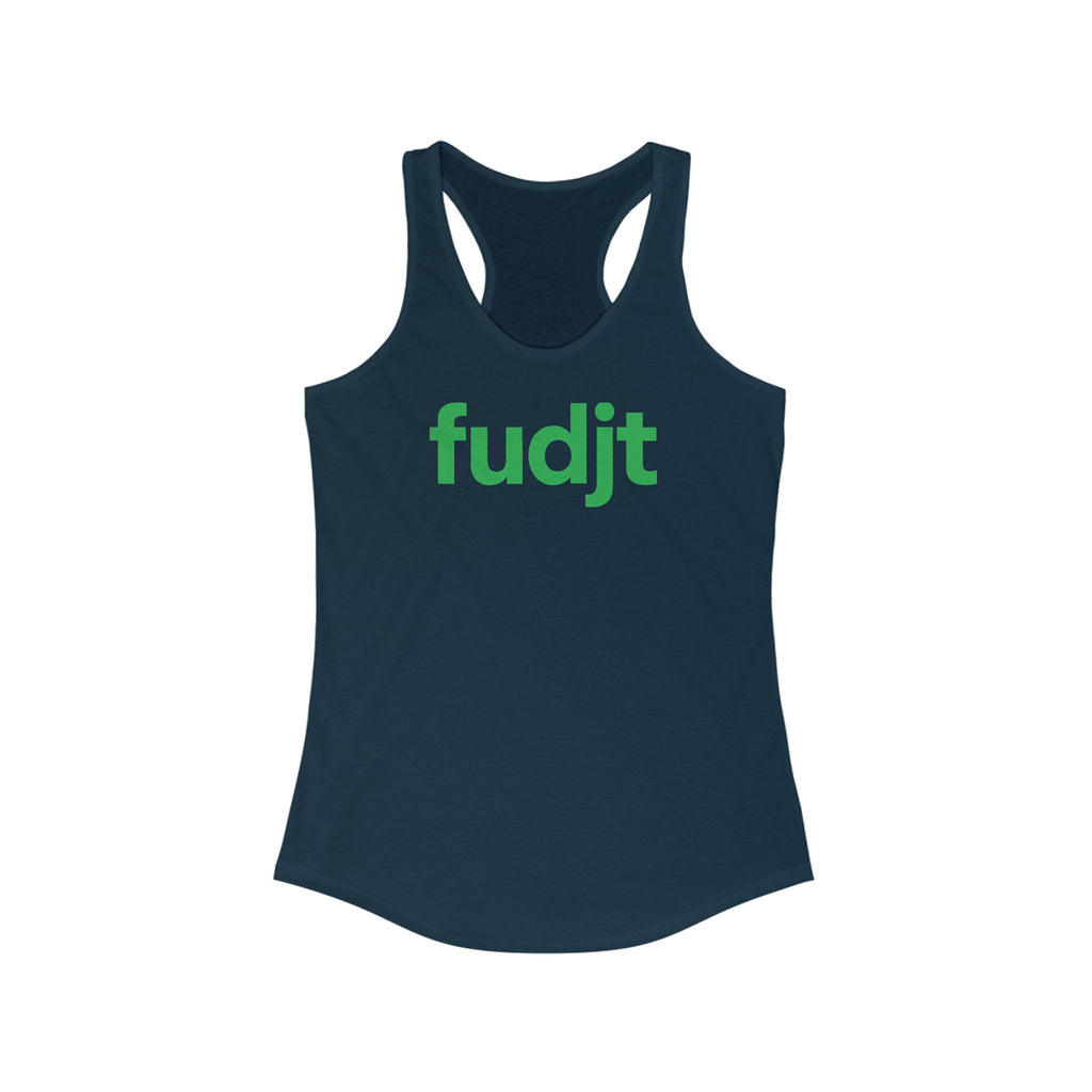 Green fudjt logo Women's Racerback Tank, Perfect Relaxed Fit | 5 Colors