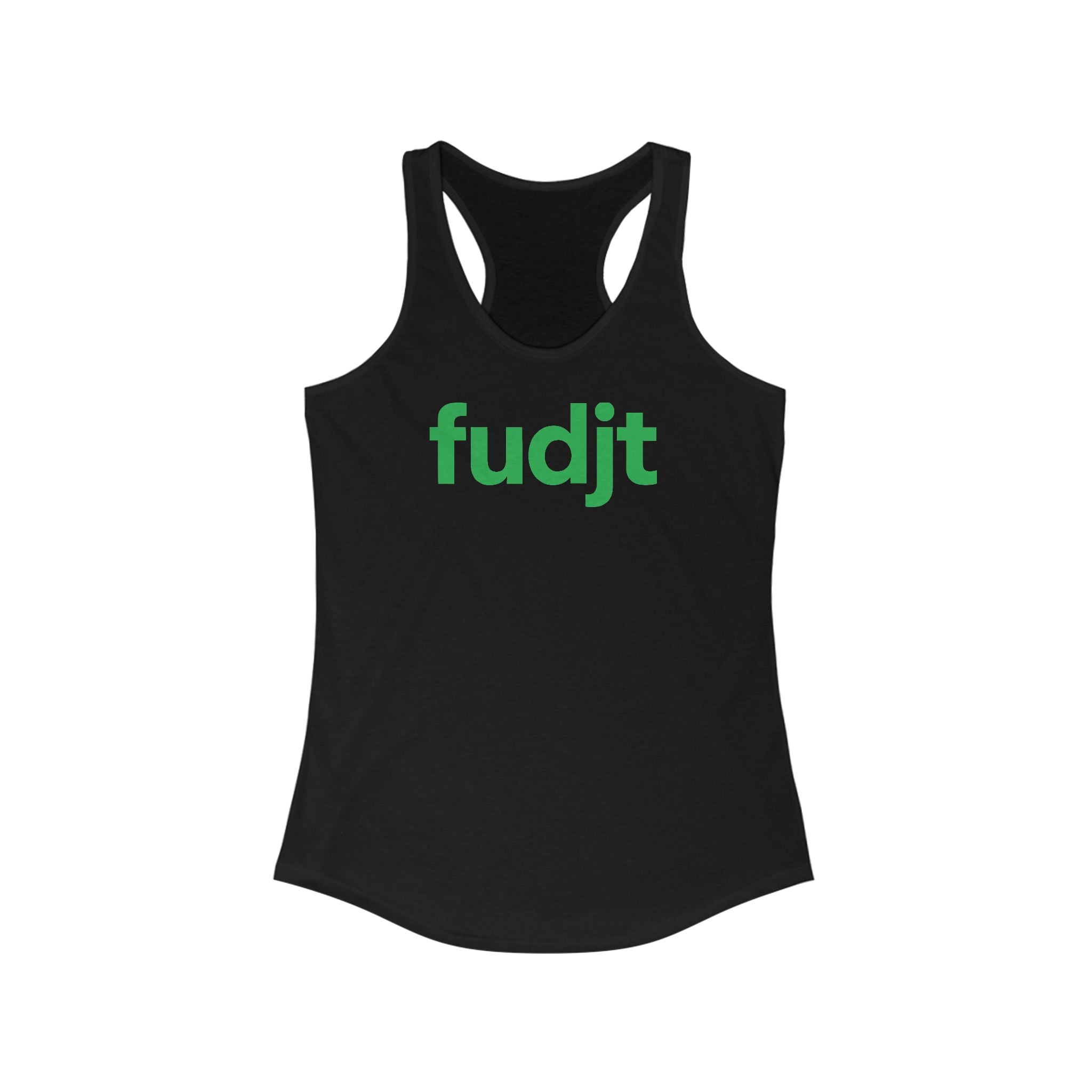 Green fudjt logo Women's Racerback Tank, Perfect Relaxed Fit | 5 Colors