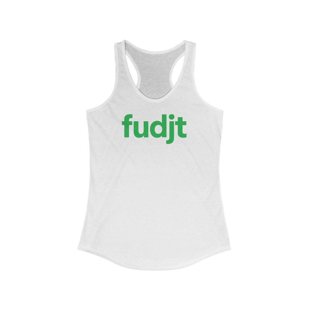 Green fudjt logo Women's Racerback Tank, Perfect Relaxed Fit | 5 Colors
