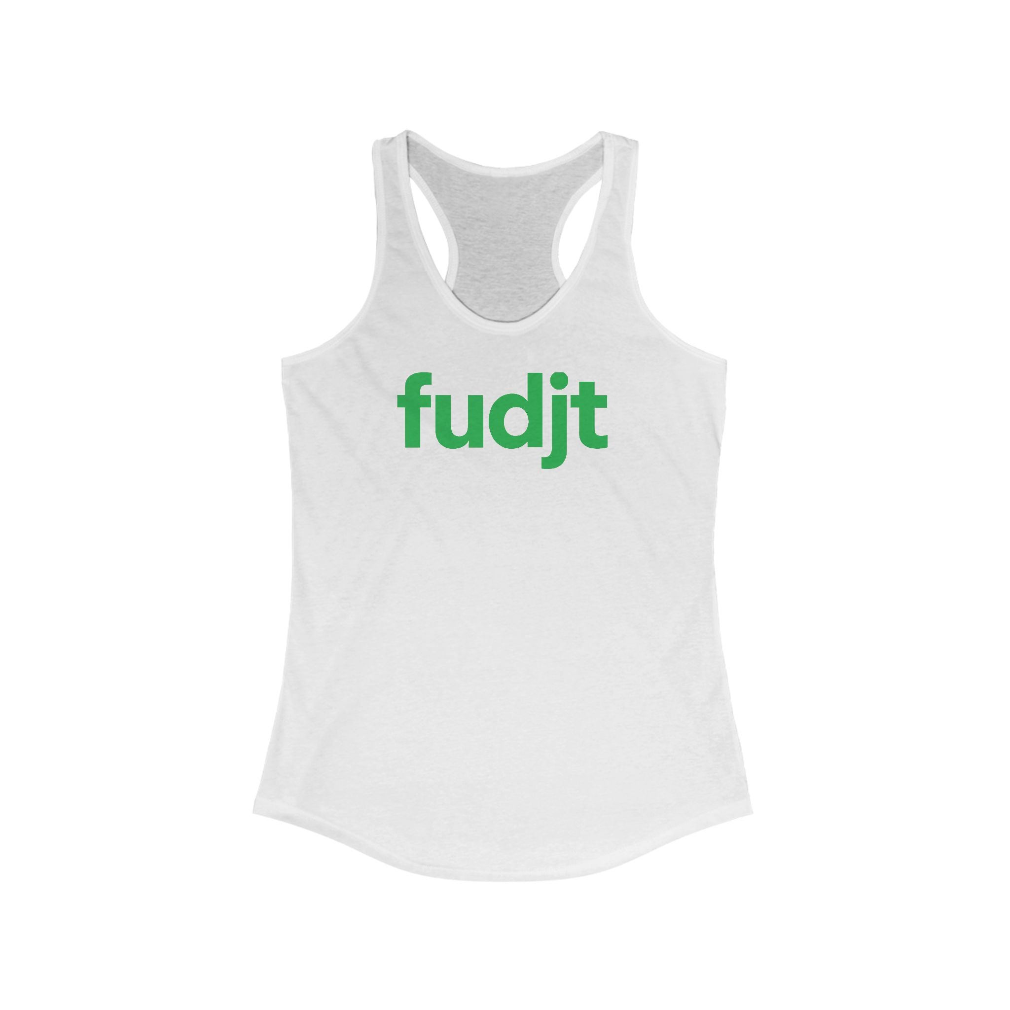 Green fudjt logo Women's Racerback Tank, Perfect Relaxed Fit | 5 Colors