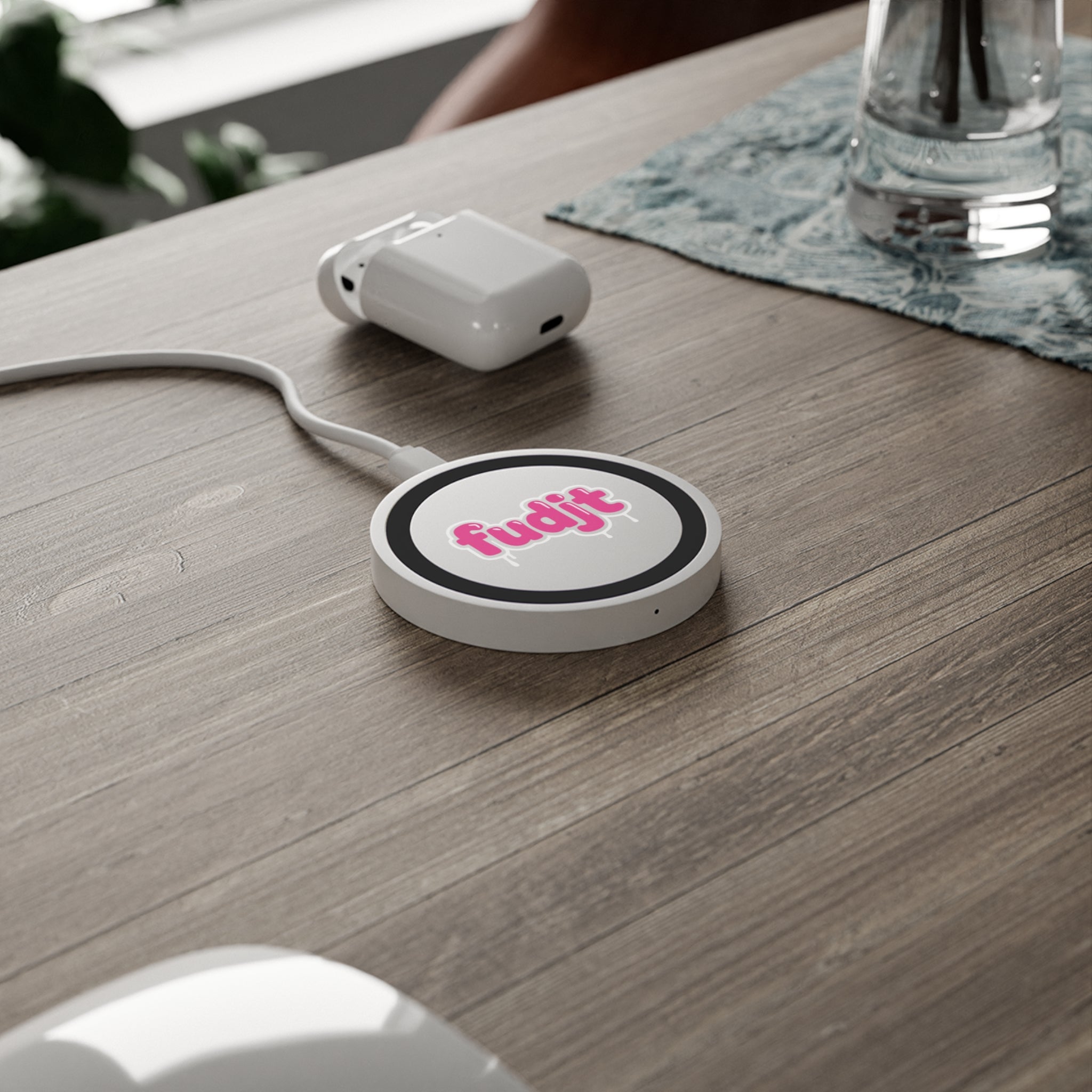 Pink Drip fudjt Wireless Charging Pad for Android & iPhone | 2 Colors