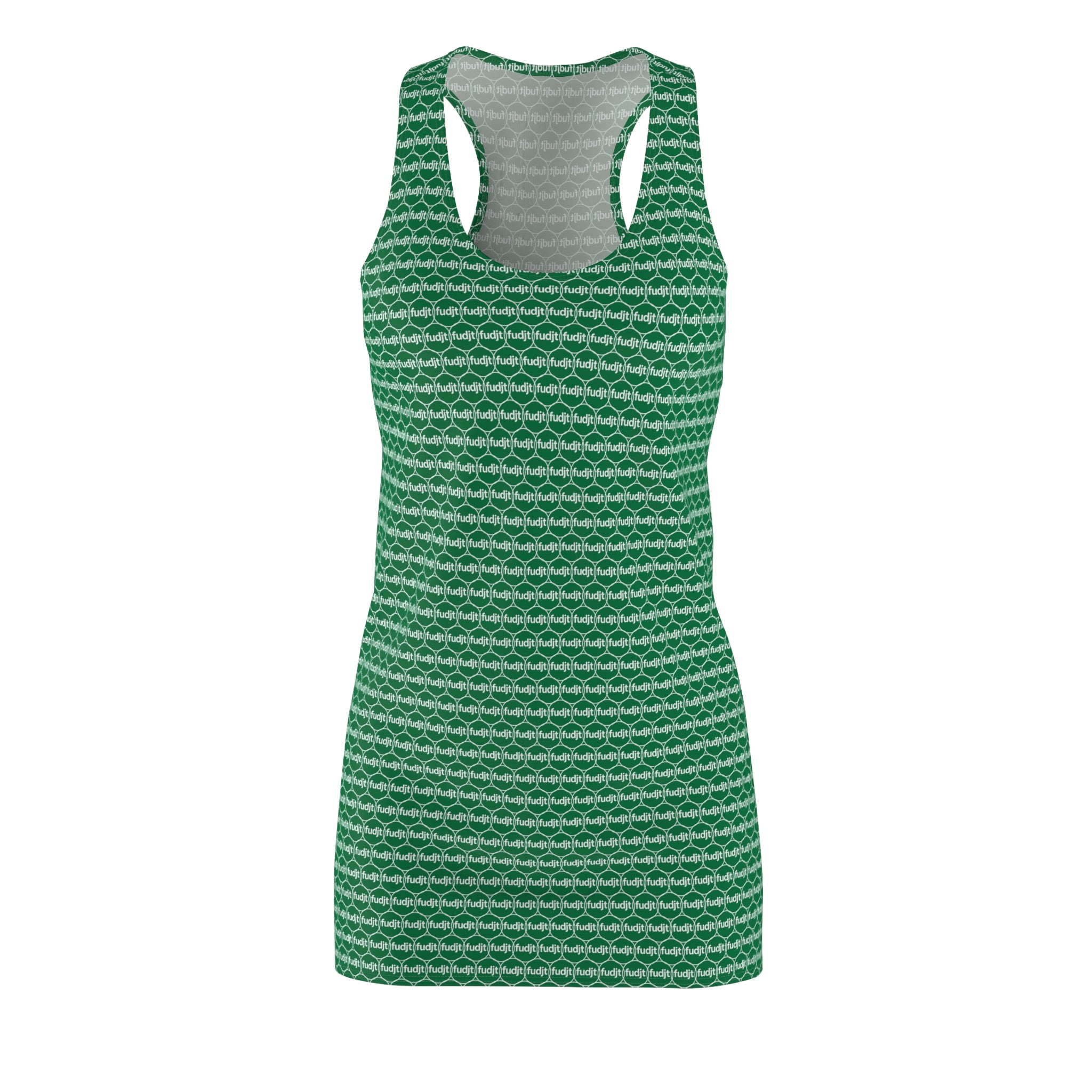 Dark Green fudjt Unbroken Chain 1.25 Chic Racerback Dress