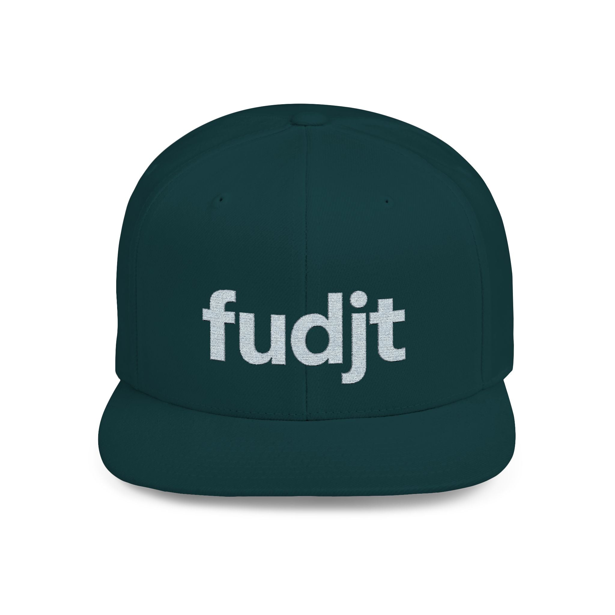 Stylish Flat Bill Snapback Gray fudjt Streetwear Logo Cap | 7 Colors