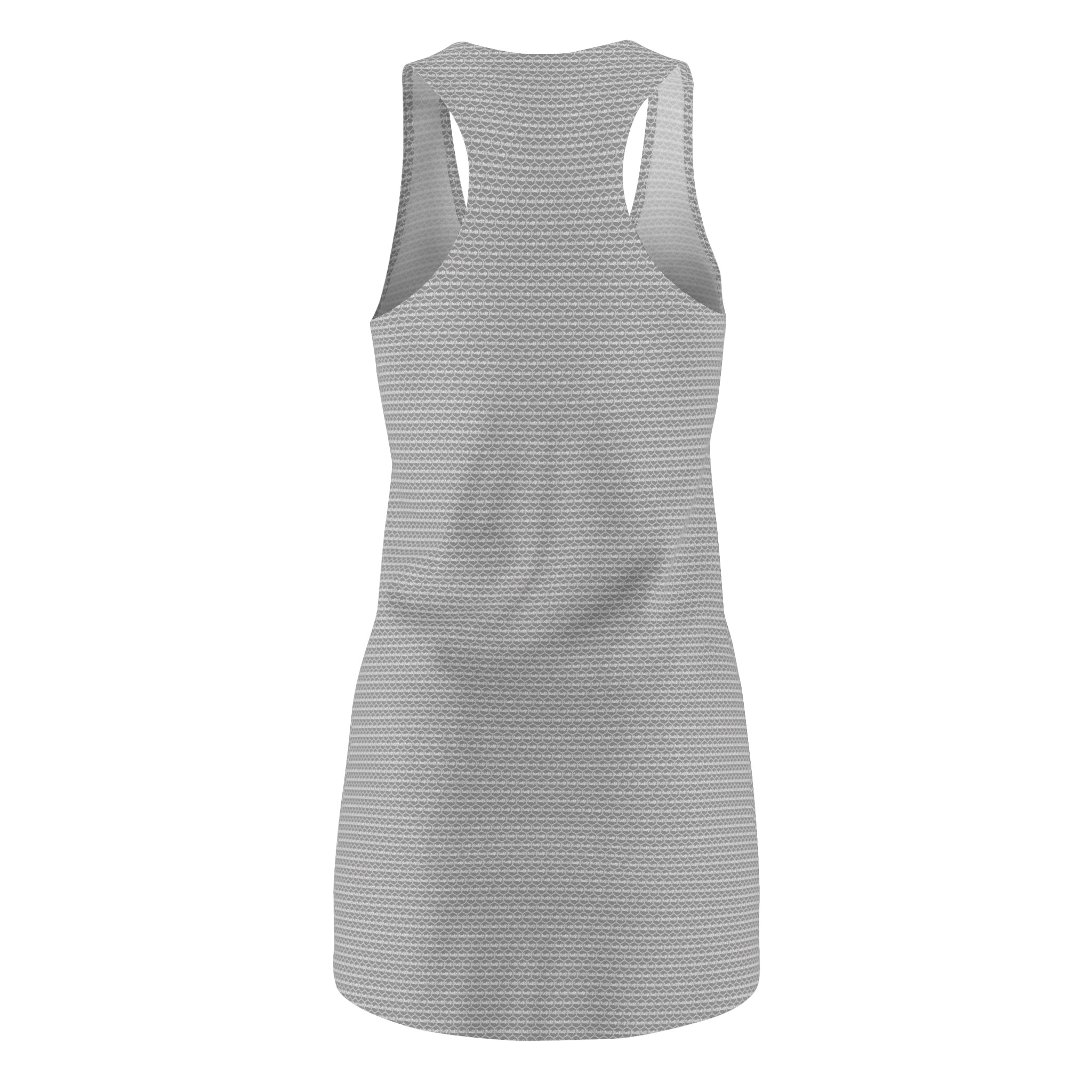 Gray fudjt Unbroken Chain .5 Chic Racerback Dress