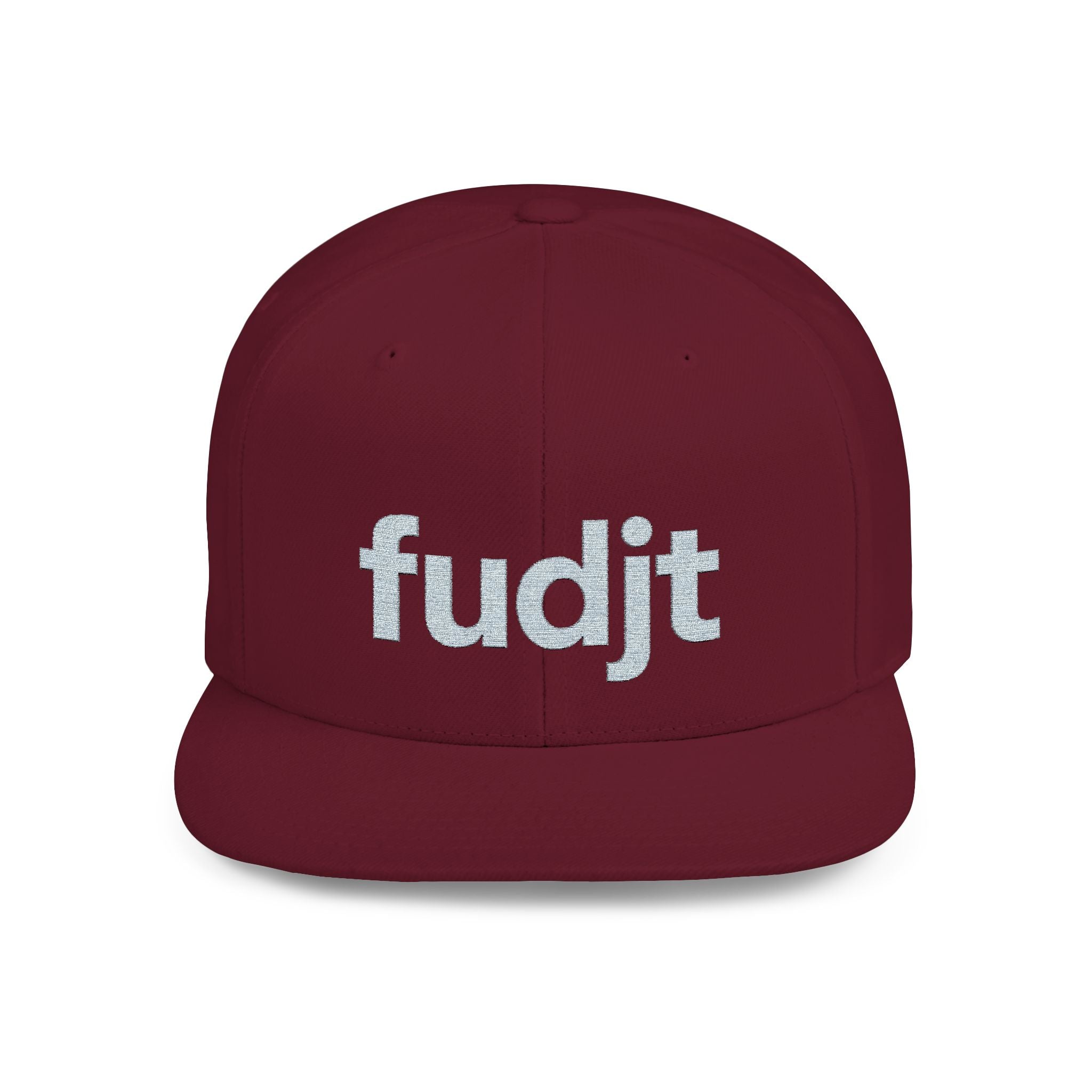 Stylish Flat Bill Snapback Gray fudjt Streetwear Logo Cap | 7 Colors
