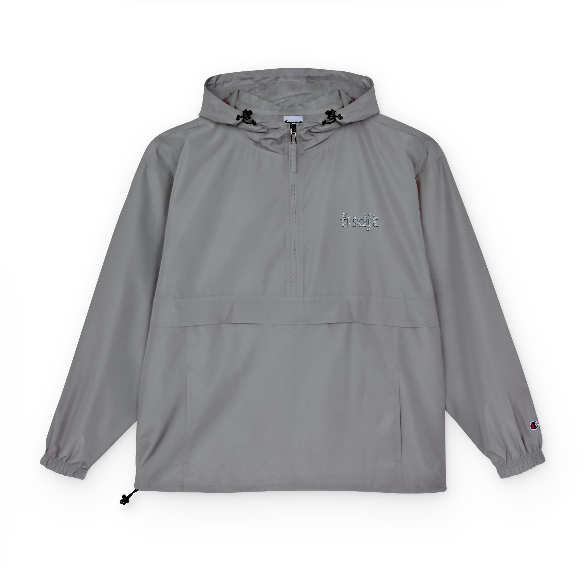 Packable Gray fudjt logo Anorak Jacket - Champion Unisex Adventure Wear | 9 Colors