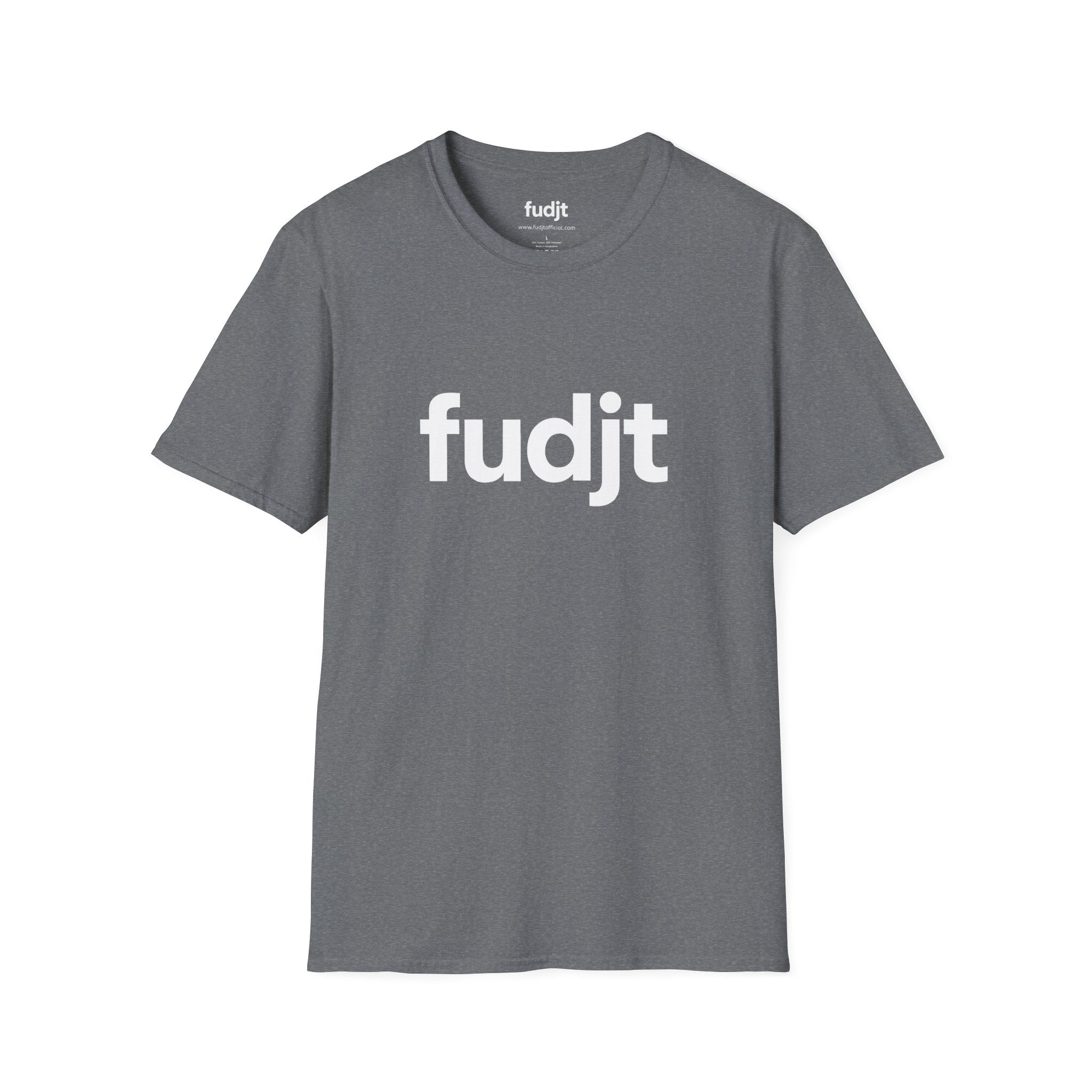 fudjt Everyday Style White logo Tee | 14 Colors