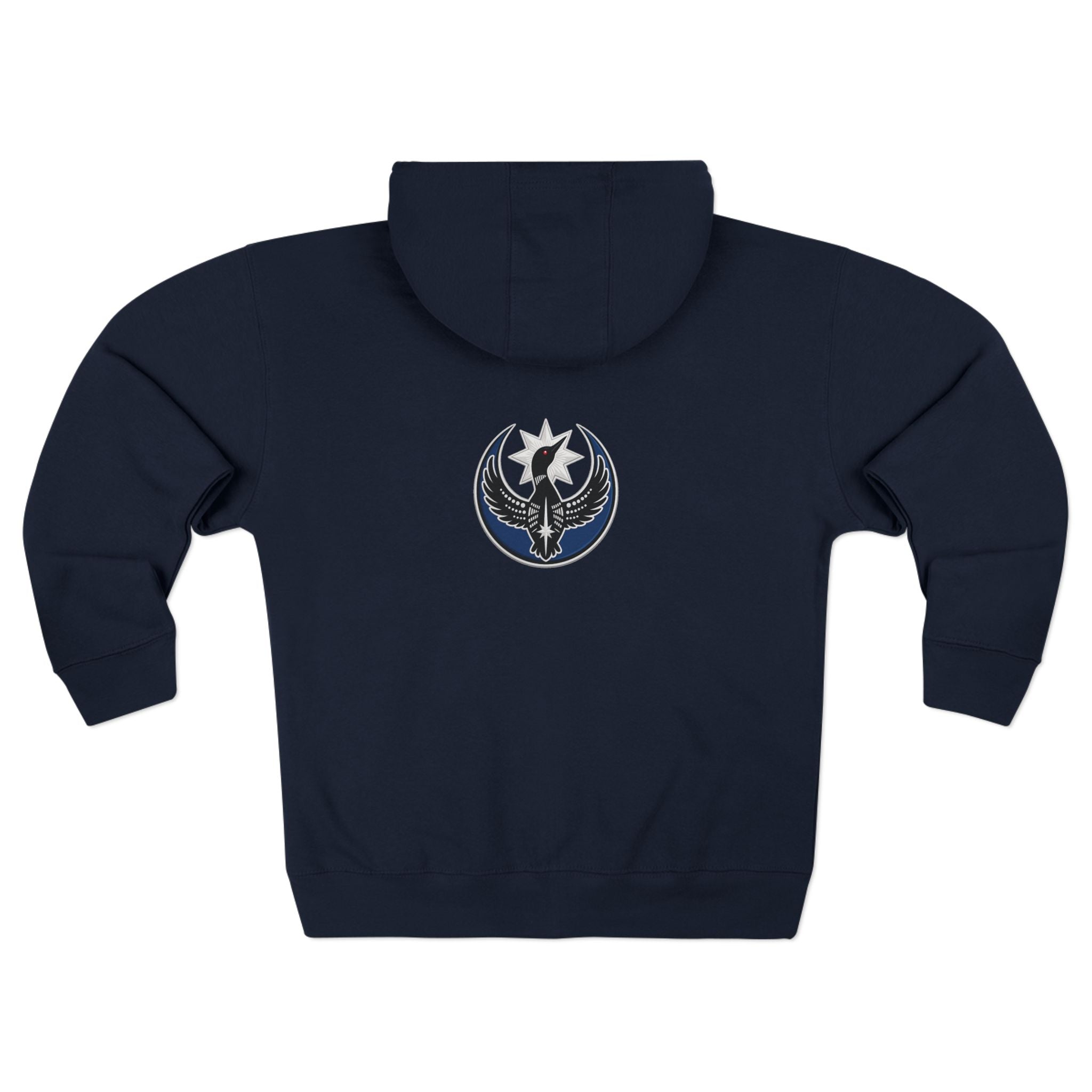 MN Rebel Loon Especial fudjt Zip Hoodie | Front & Back Graphic | 7 Colors