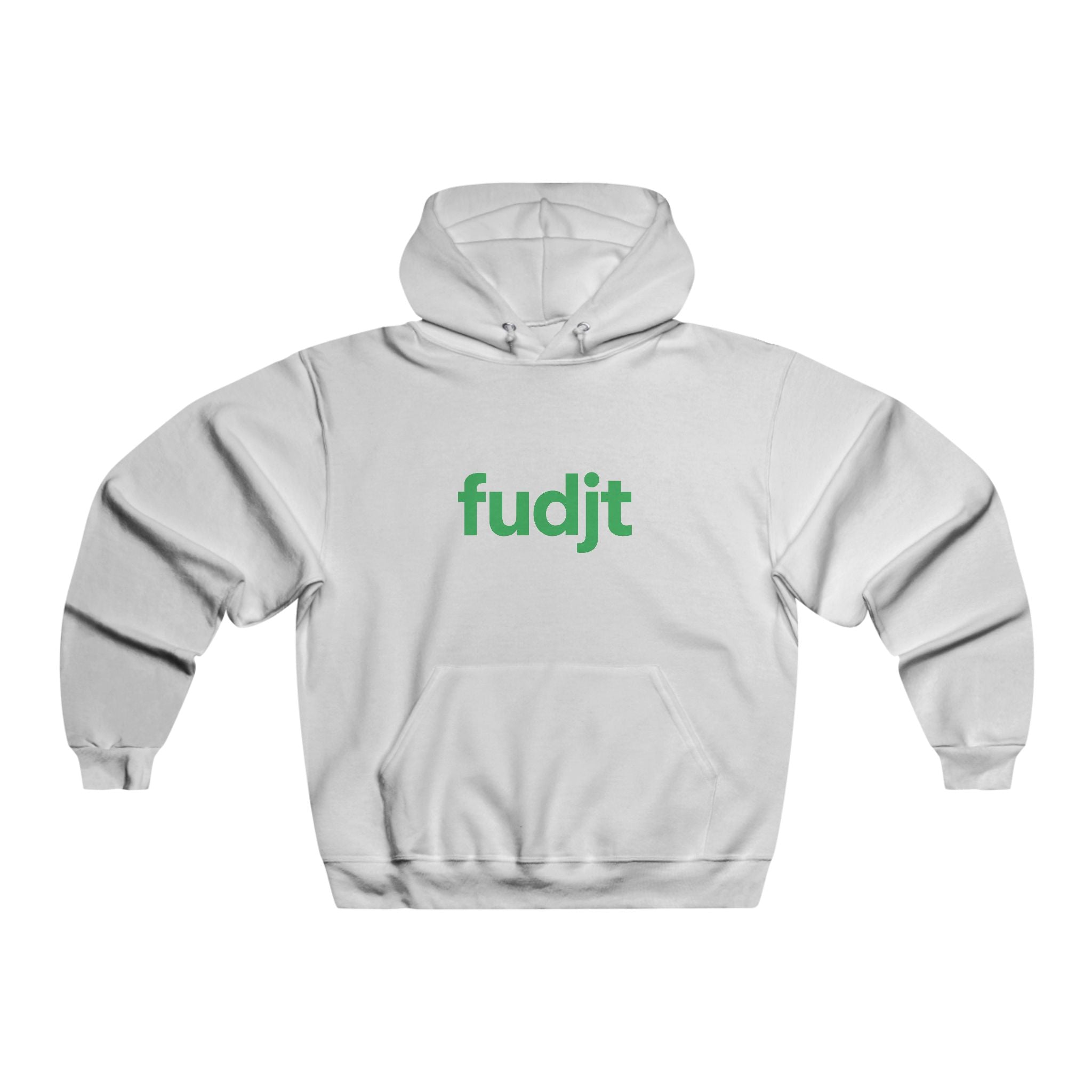 fudjt Hooded Sweatshirt | Green Logo, Super Cozy Hoodie | 8 Colors