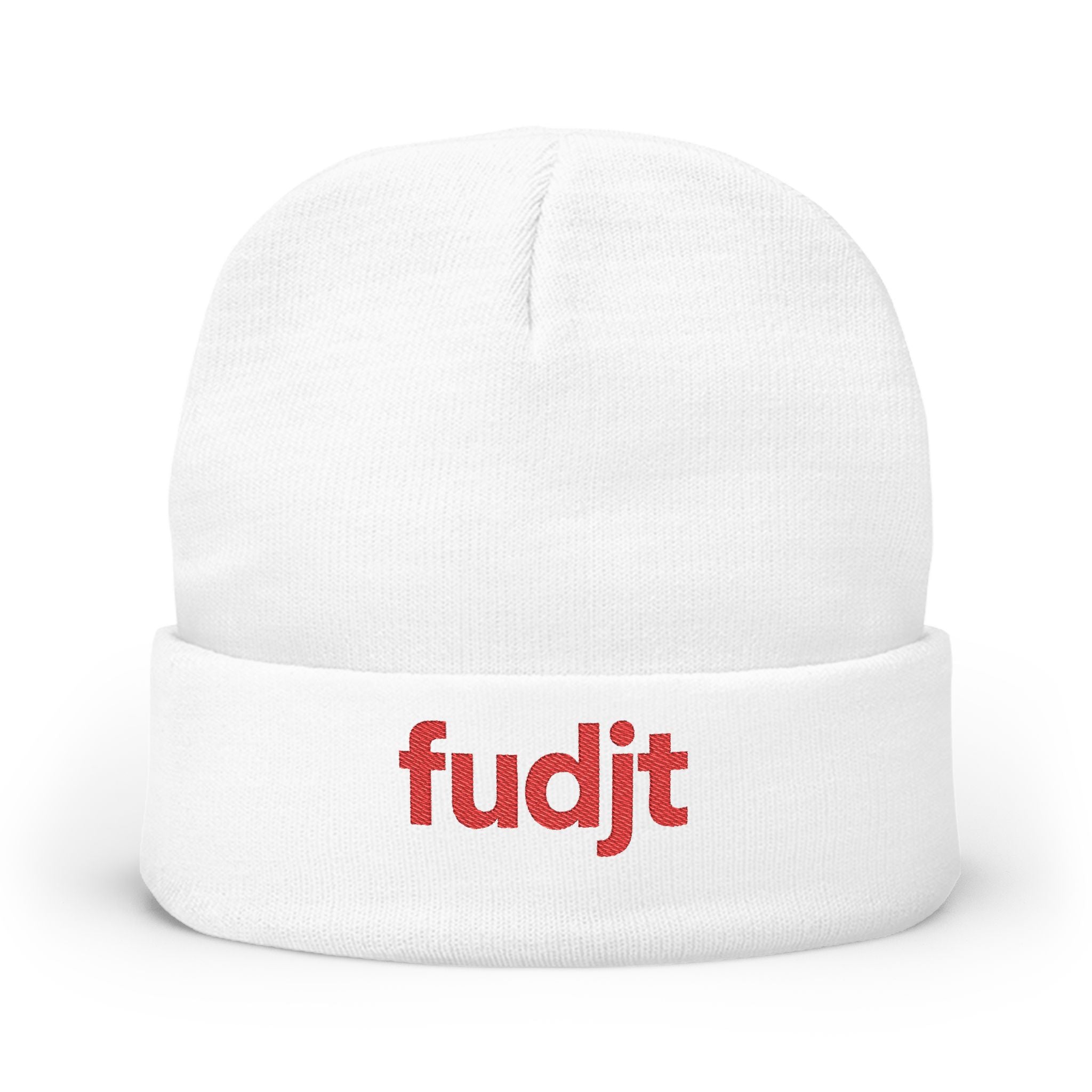 Stylish & Cozy fudjt Knit Beanie | Red Embroidery | 5 Colors
