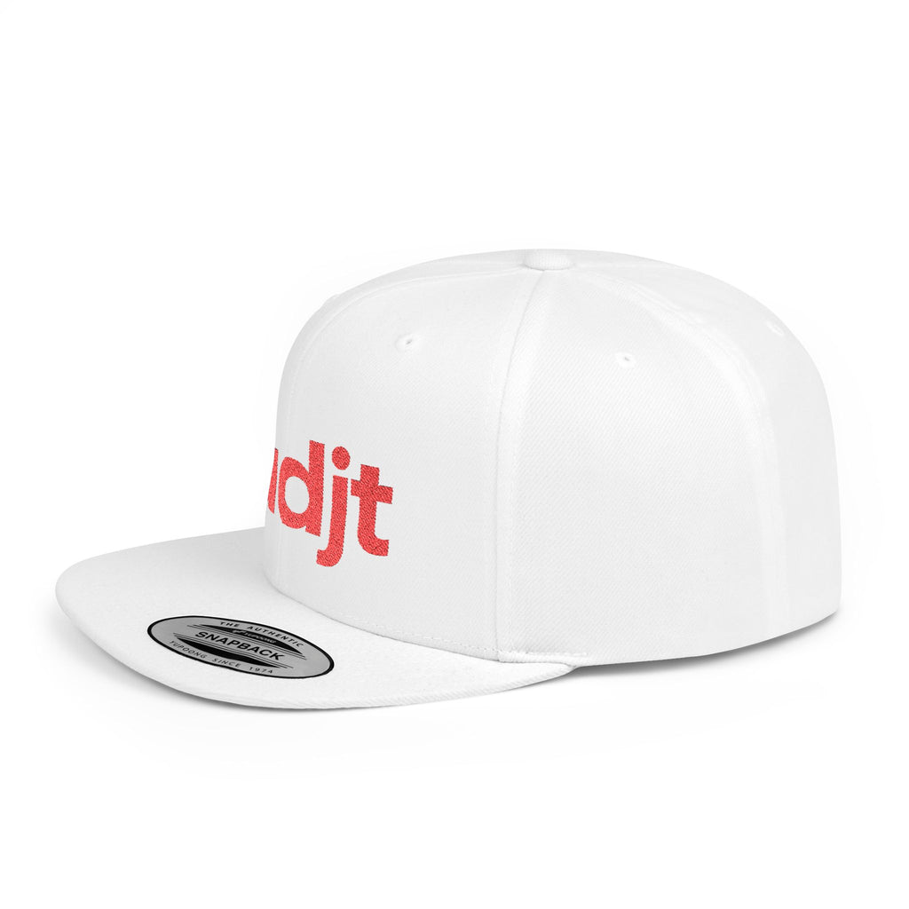 Stylish Flat Bill Snapback Red fudjt Streetwear Logo Cap | 12 Colors