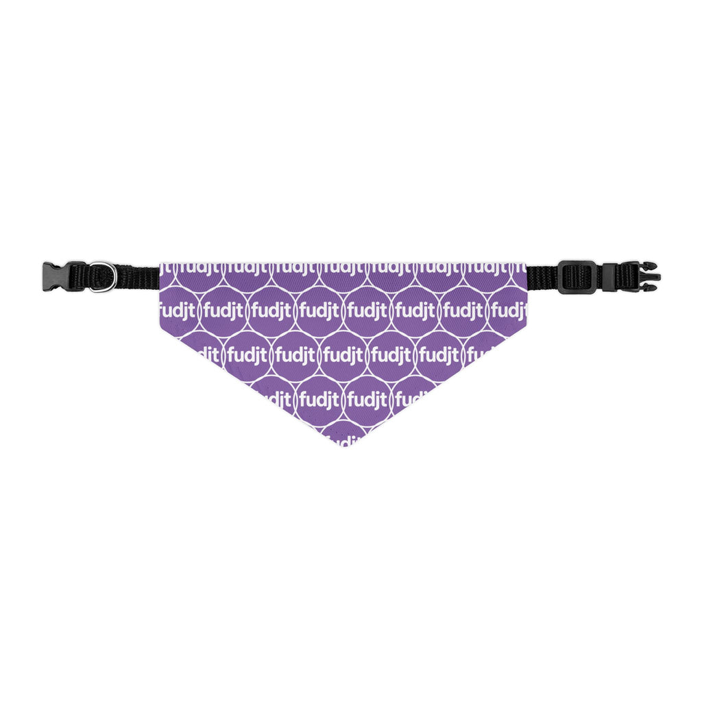 Light Purple fudjt Unbroken Chain 1.25  Bandana Collar for Dogs, Cats & More | 4 Sizes