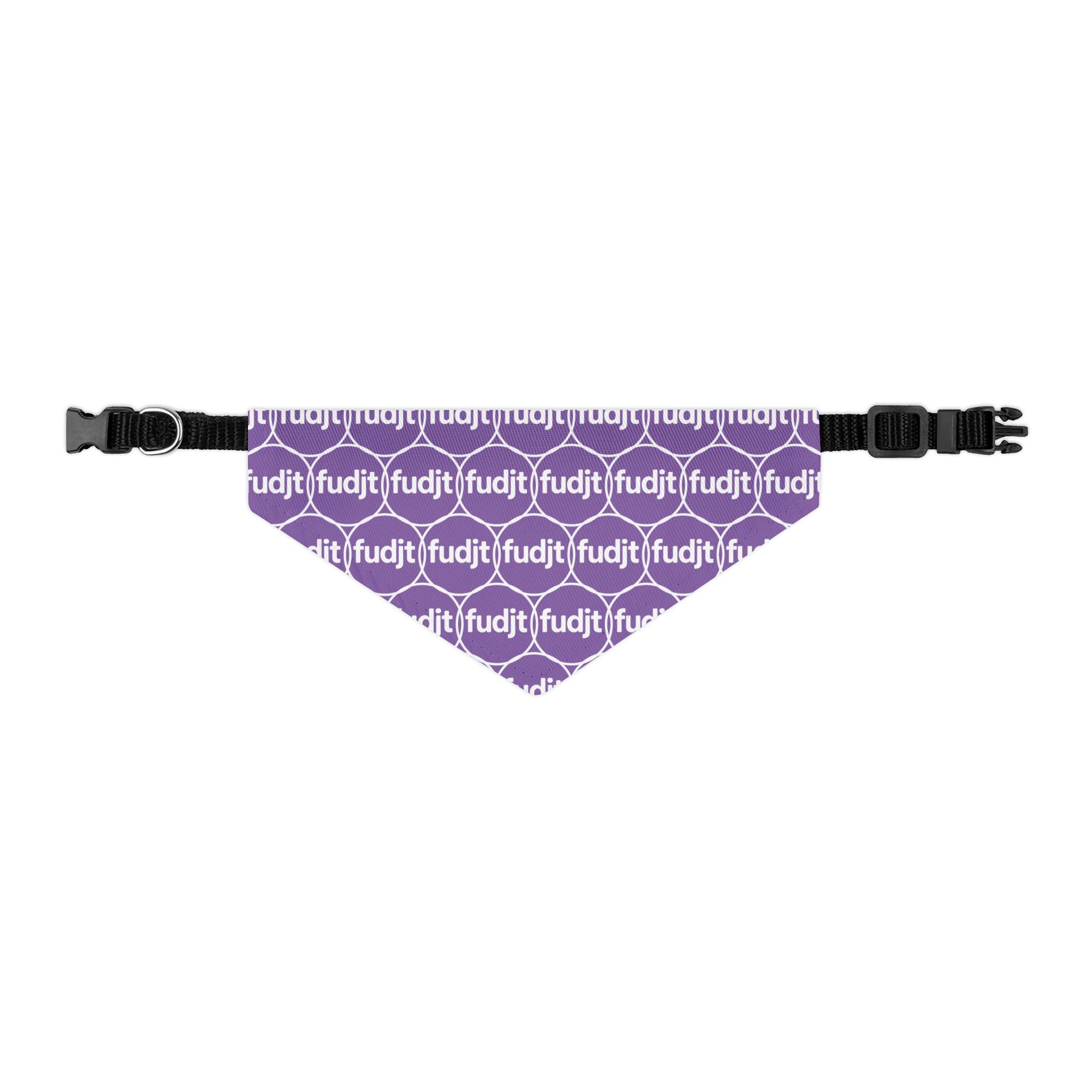 Light Purple fudjt Unbroken Chain 1.25  Bandana Collar for Dogs, Cats & More | 4 Sizes