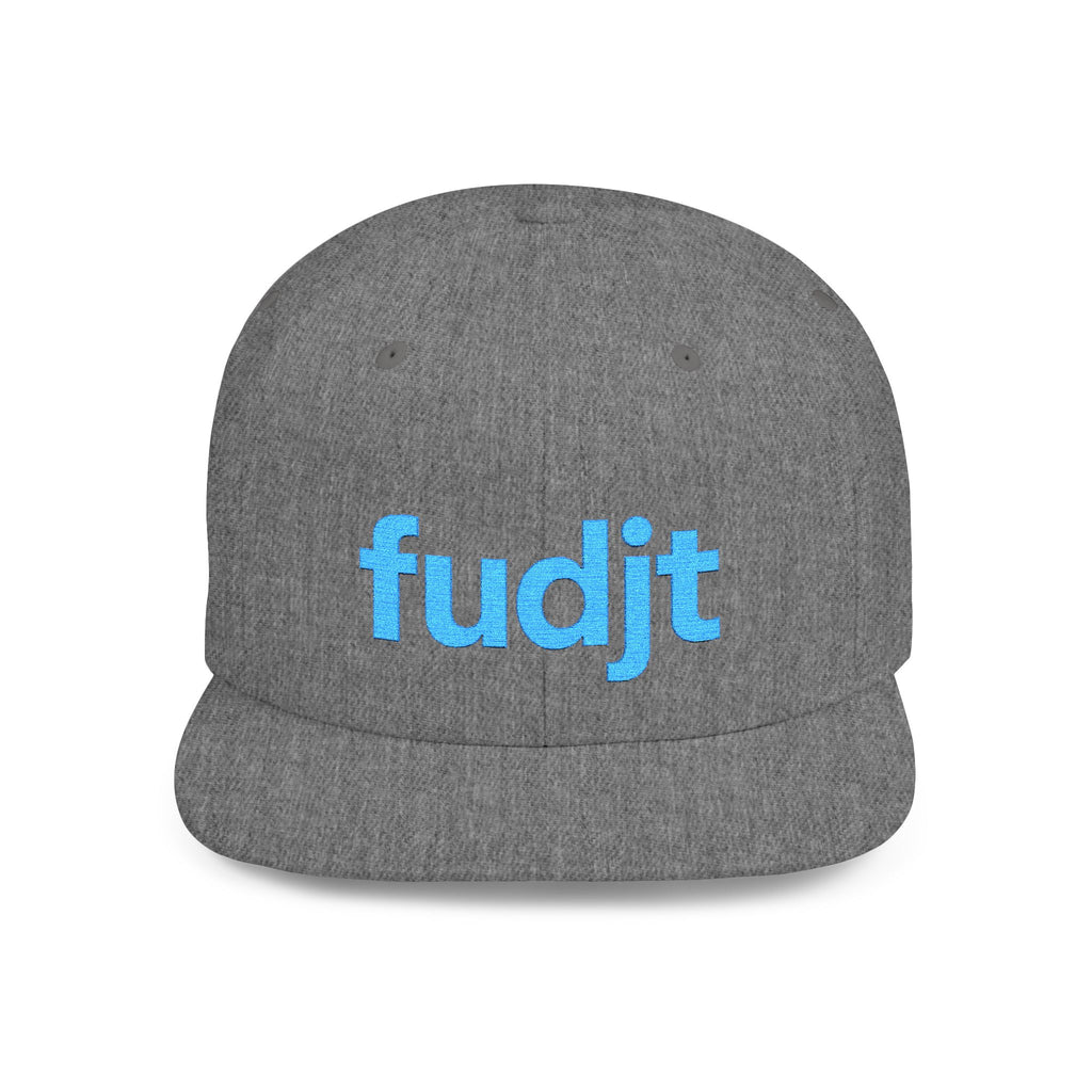 Stylish Flat Bill Snapback Turquoise fudjt Streetwear Logo Cap | 12 Colors