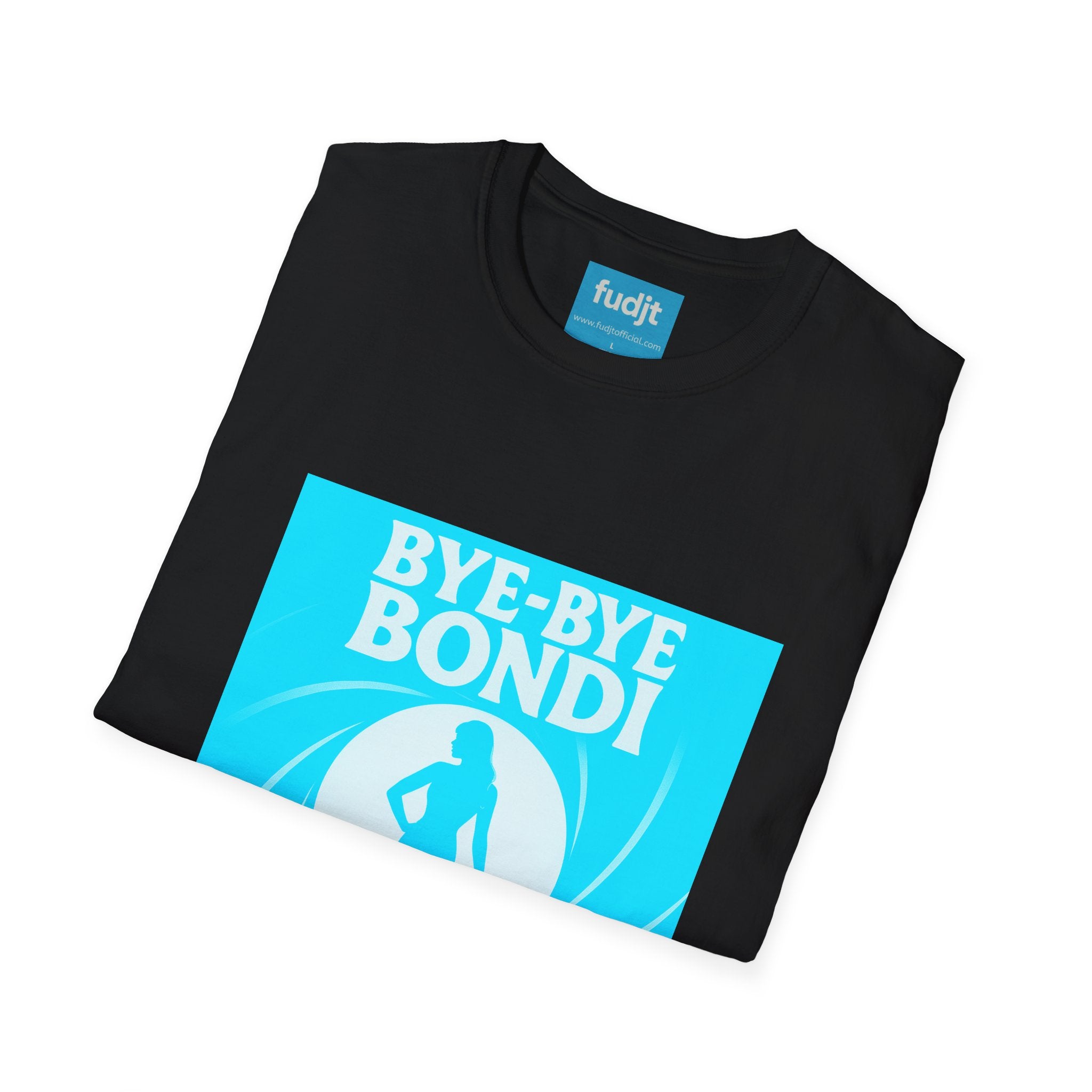 Bye-Bye Bondi | Blue Smoke Screen Retro fudjt Tee | 15 Colors