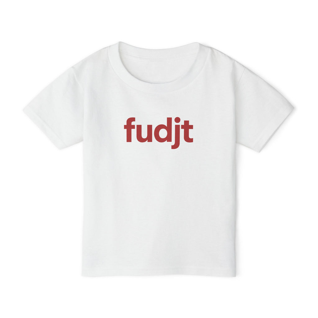 Toddler T-Shirt with Red Fudjt Design | 6 Colors