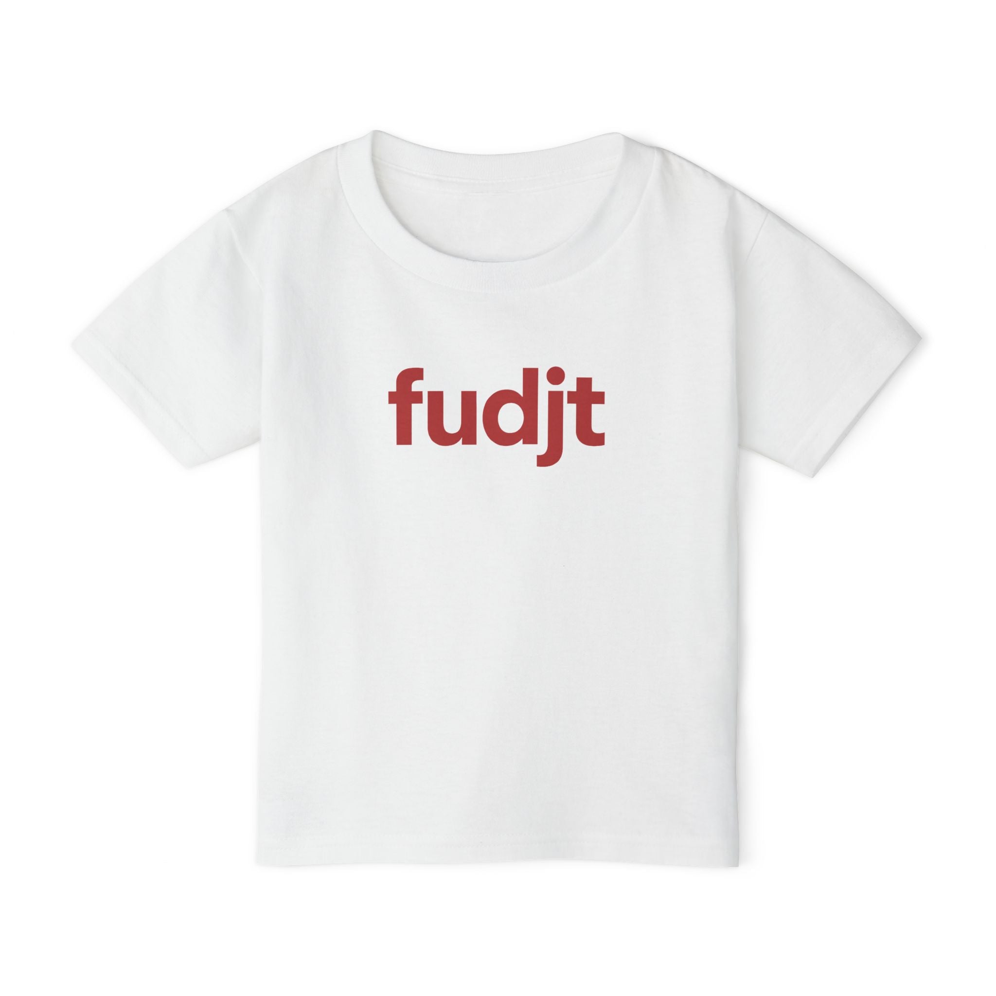 Toddler T-Shirt with Red Fudjt Design | 6 Colors