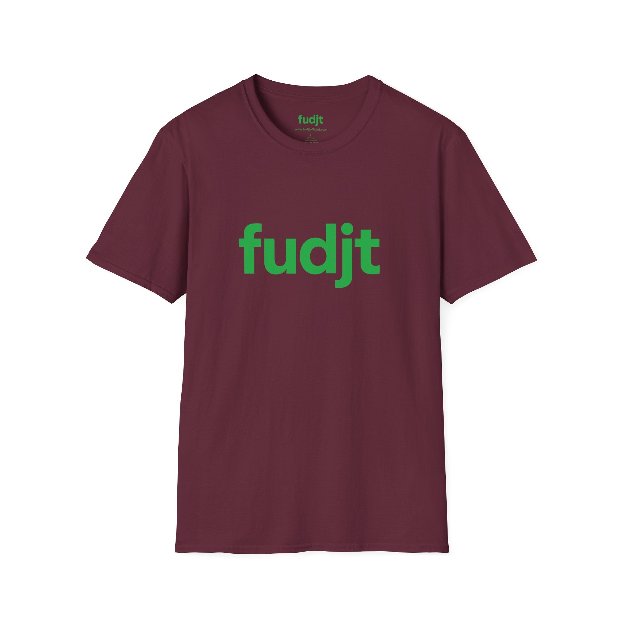 fudjt Everyday Style Green logo Tee | 16 Colors