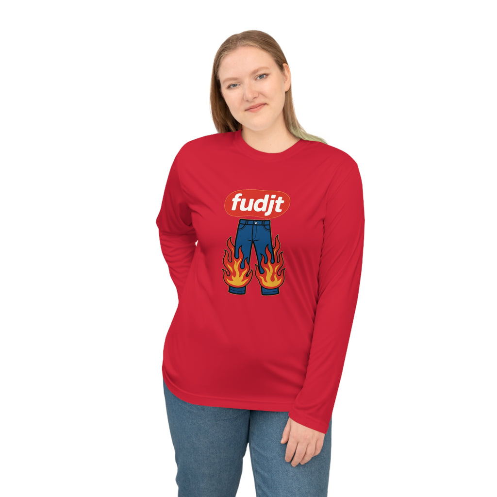 fudjt Pants On Fire Long Sleeve Performance Tee | 5 Colors