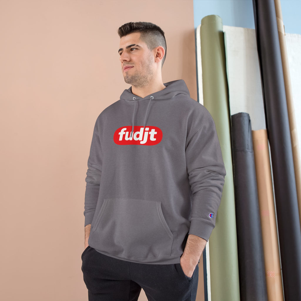 fudjt Anti-Supremacy Red Badge Champion Hoodie | 8 Colors