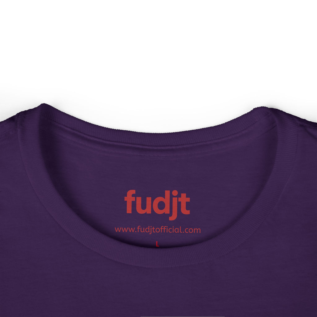 Women's Red fudjt logo Comfy Stylie Tee | 11 Colors
