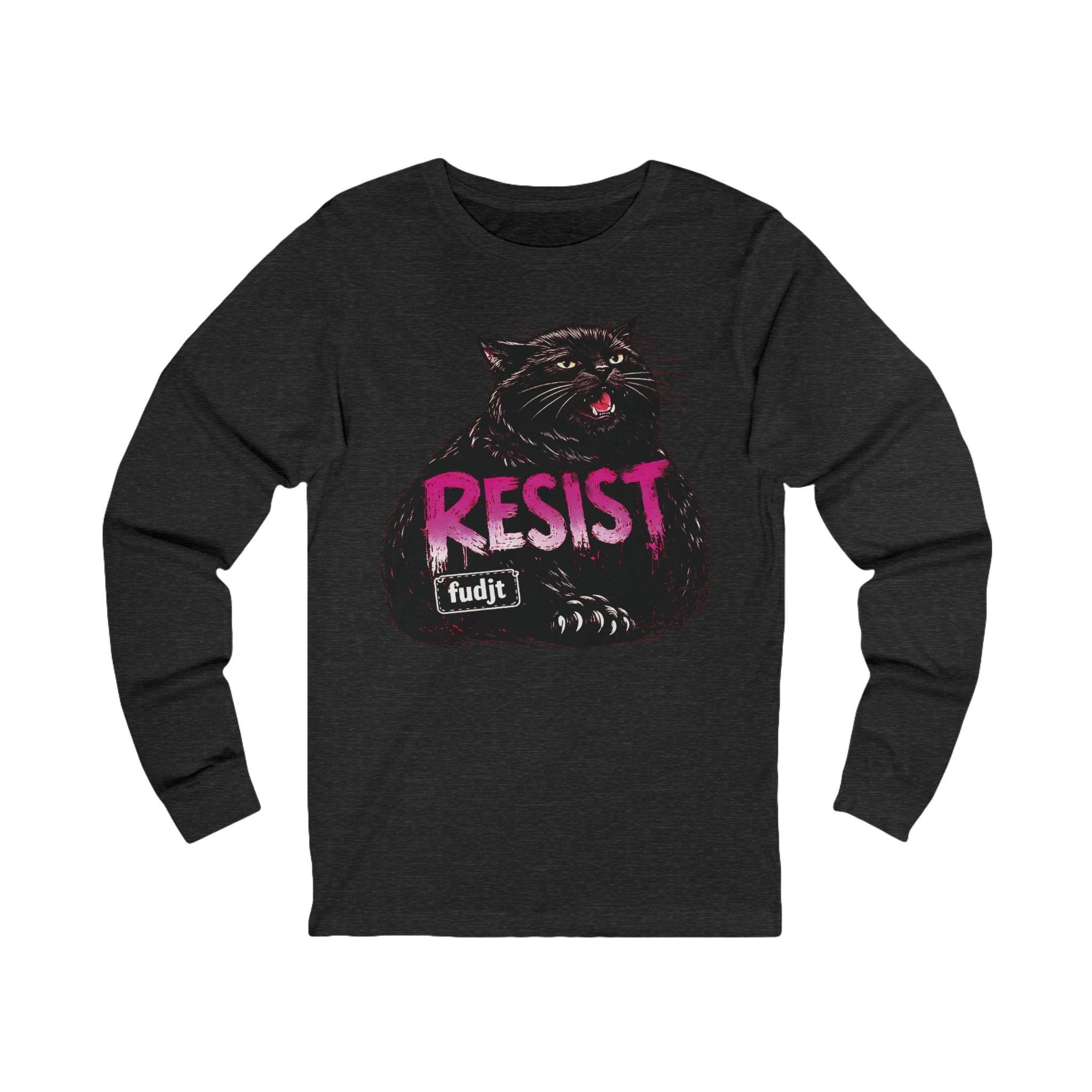 fudjt Resist Long Sleeve Tee | Black Pussycat | 13 Colors