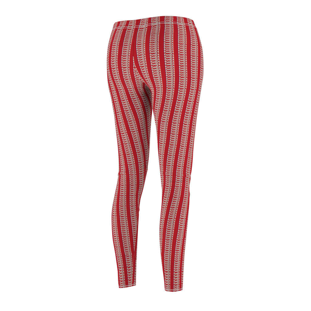 Dark Red fudjt Blindside 1.25 Leggings