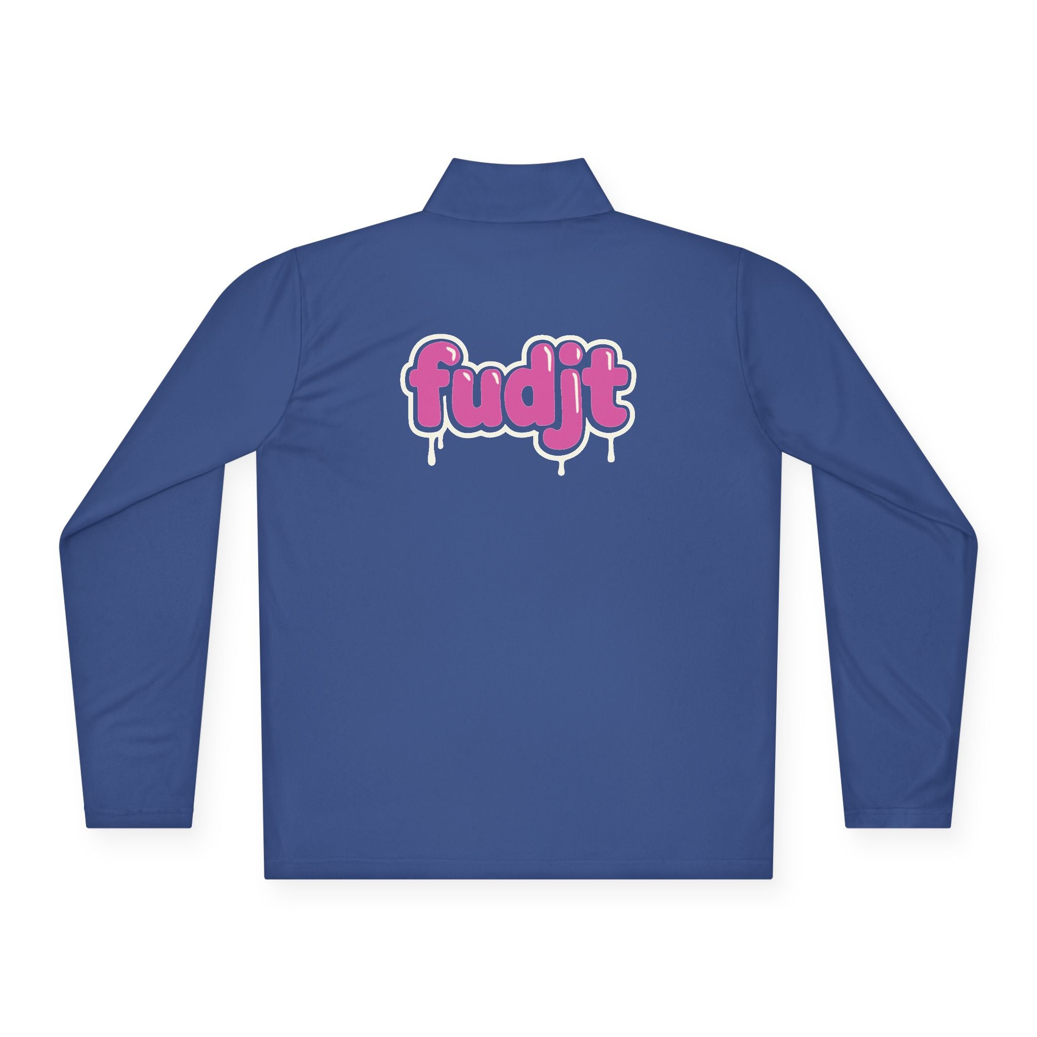 Quarter-Zip Performance Pullover | Pink Drip fudjt | Bold Backside | 7 Colors