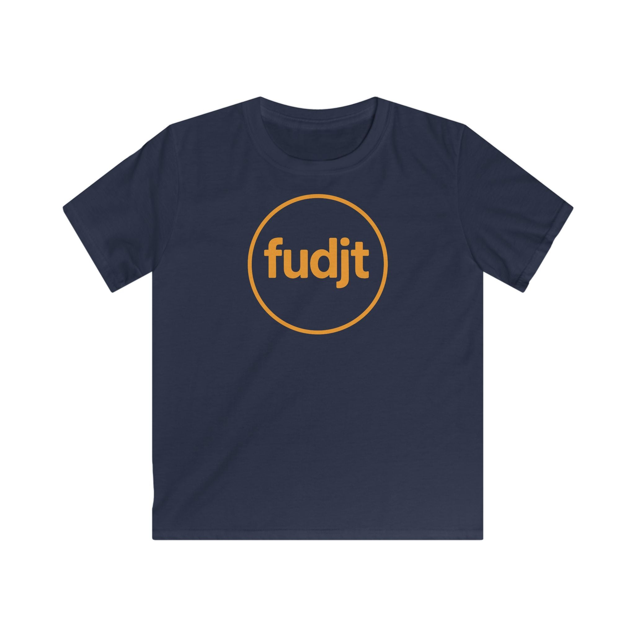 Orange fudjt Circle Kids Tee | 5 Colors