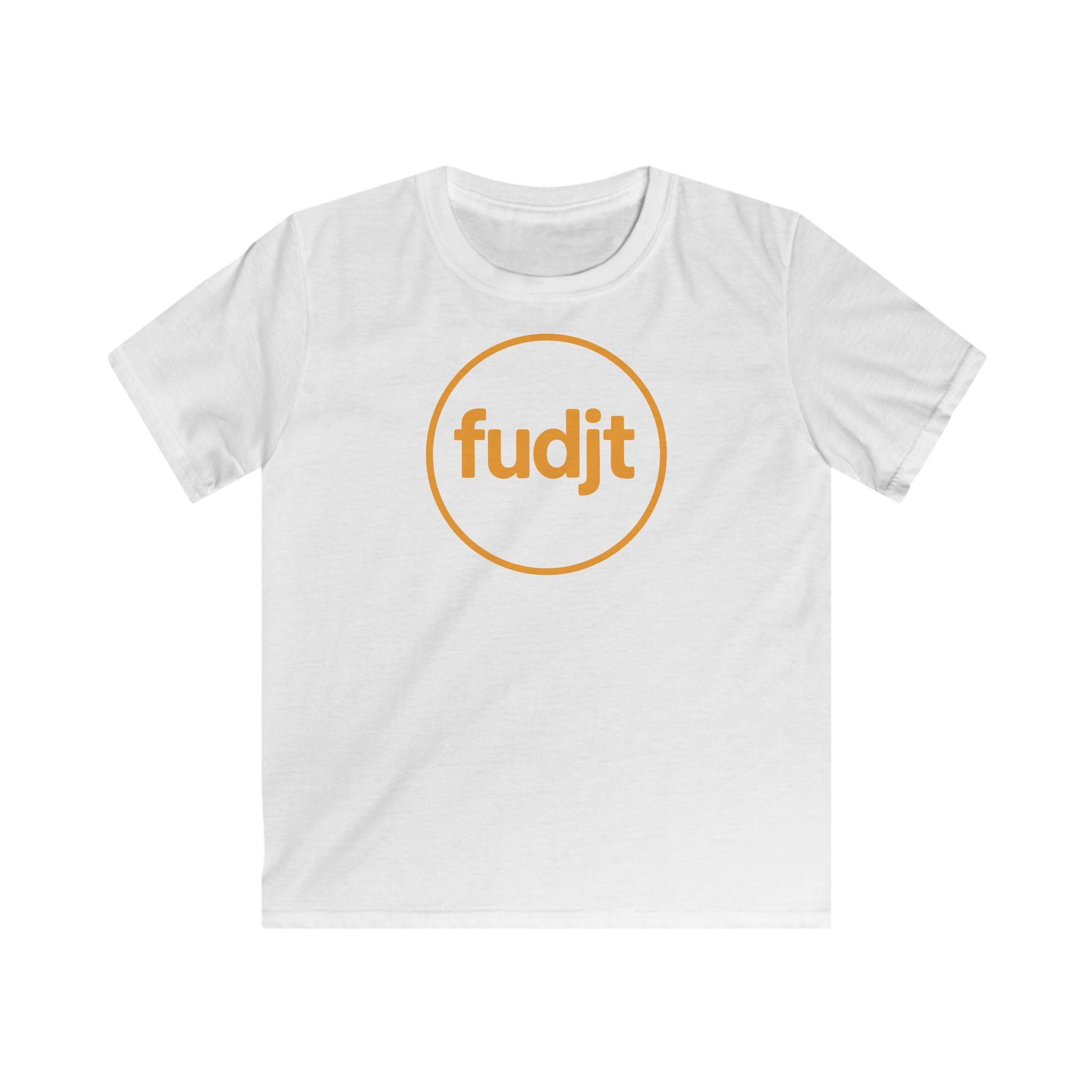 Orange fudjt Circle Kids Tee | 5 Colors