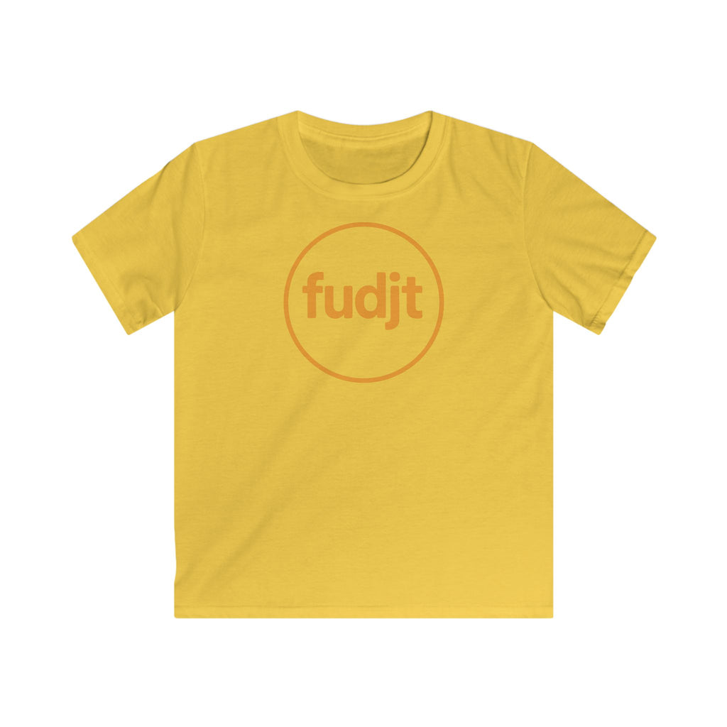 Orange fudjt Circle Kids Tee | 5 Colors