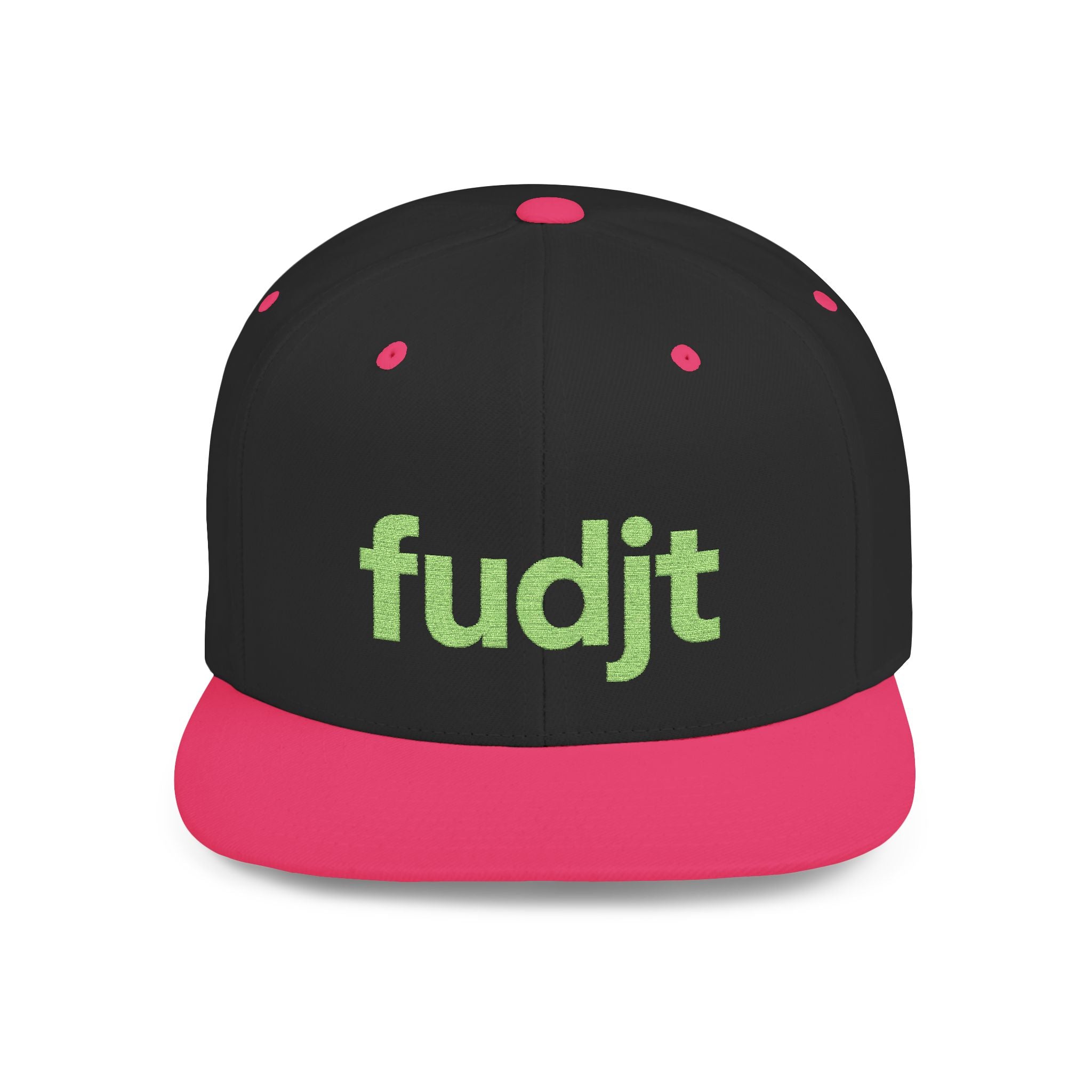 Stylish Flat Bill Snapback Green fudjt Streetwear Logo Cap | 11 Colors