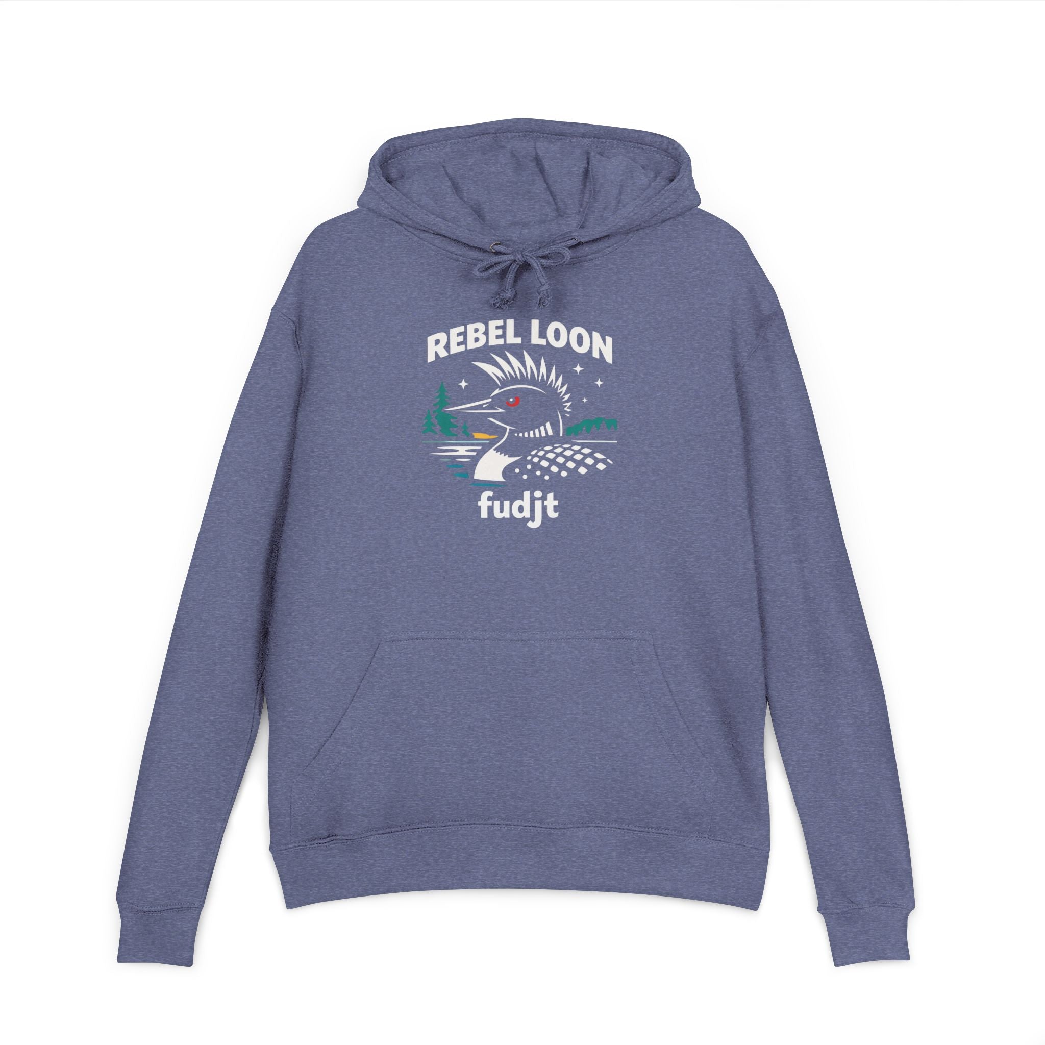 fudjt French Terry Hoodie | Rebel Loon Naturescape | 6 Colors